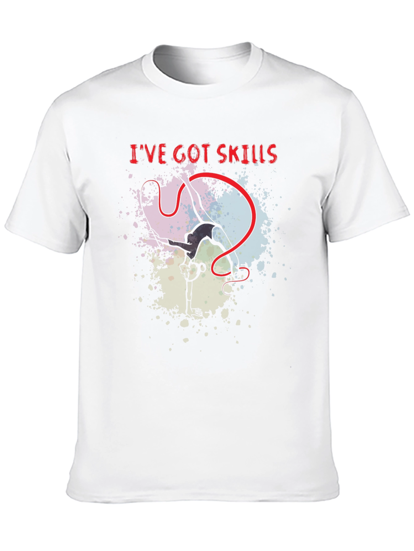 Black I've Got Skills T-Shirt - Unique Fishing Design view 10