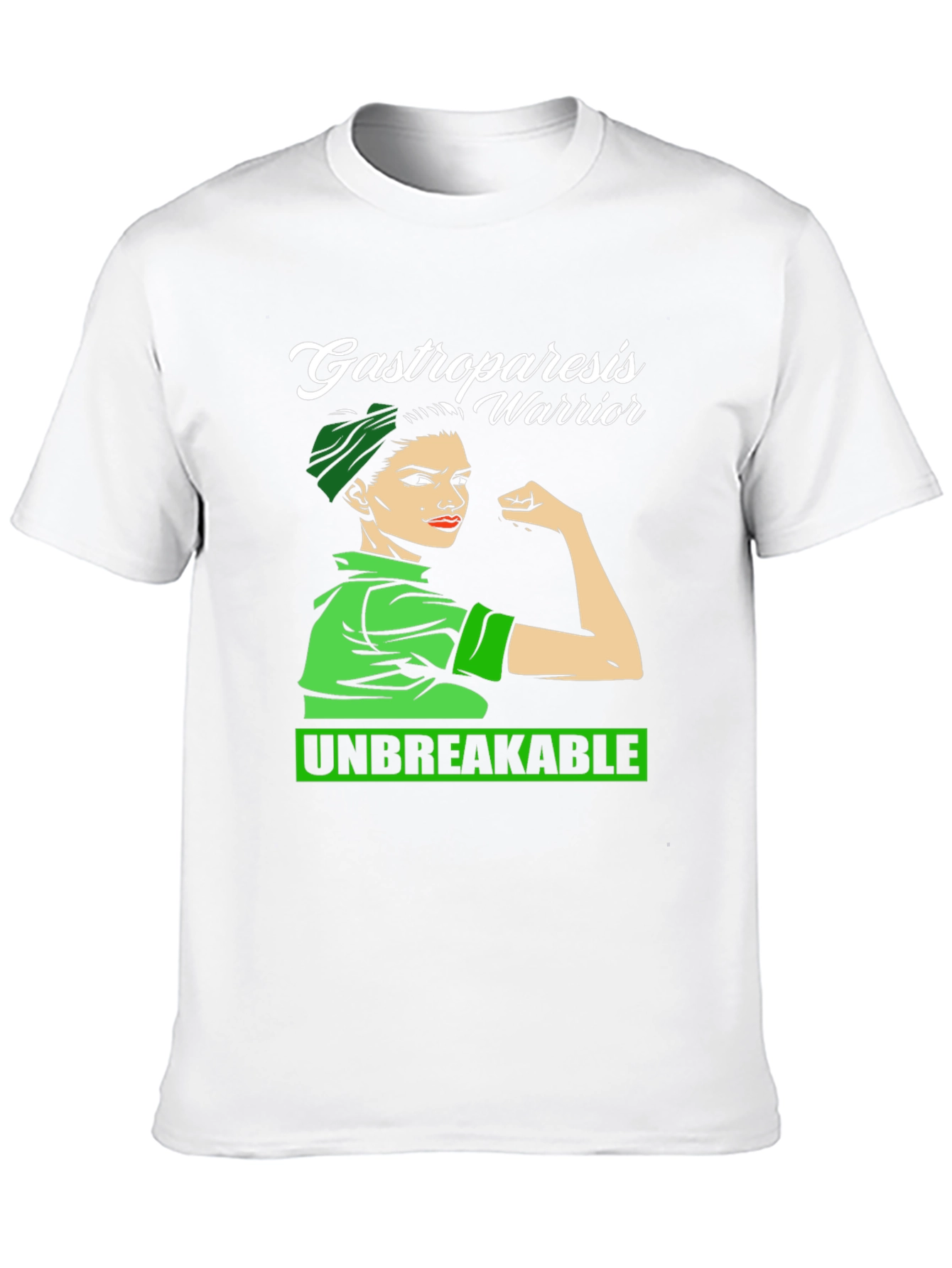 Black Gastroparesis Warrior Black T-Shirt view 10