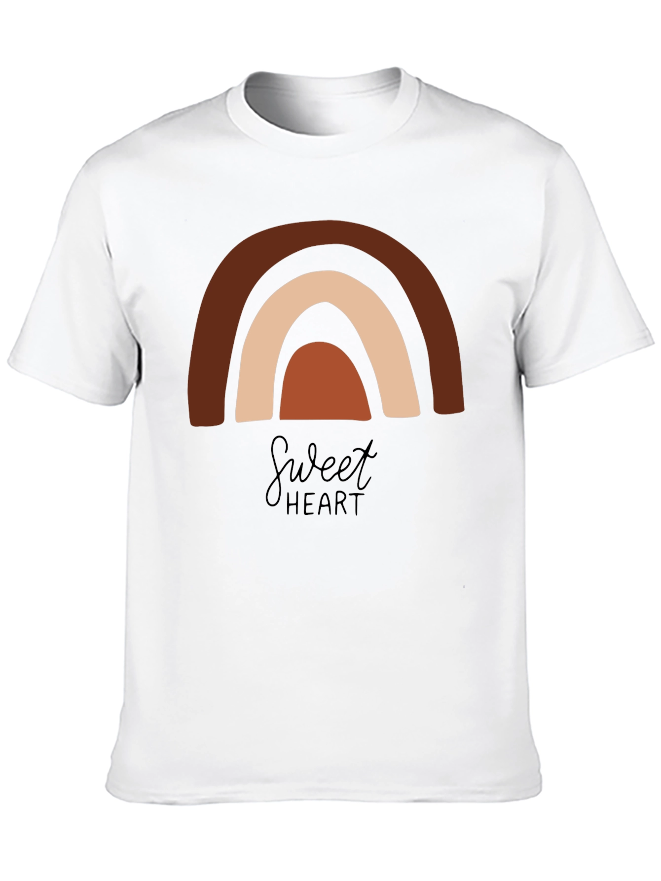 Black Sweetheart Rainbow Graphic T-Shirt view 10