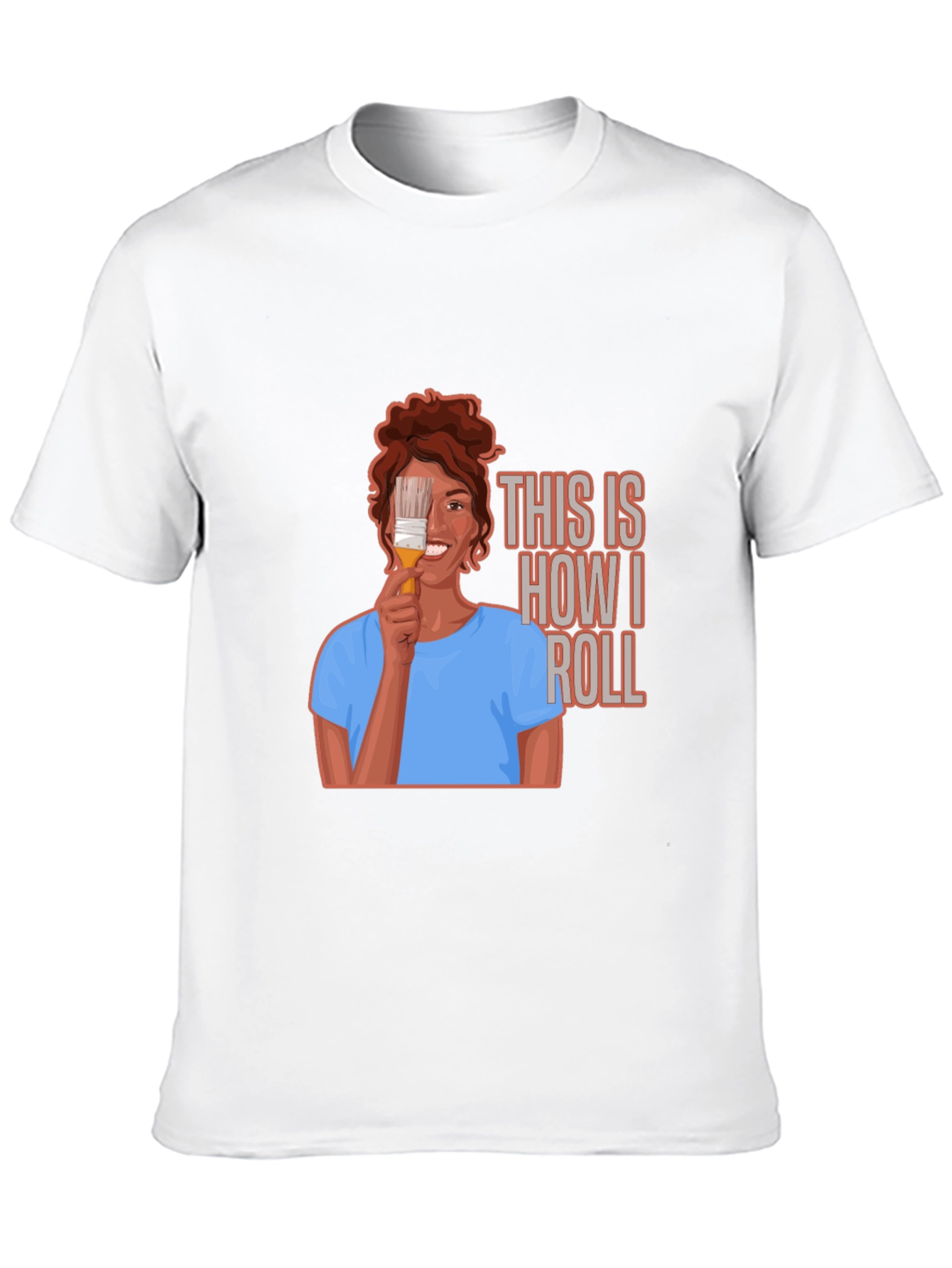 Black Painter T-Shirt - This is How I Roll view 10