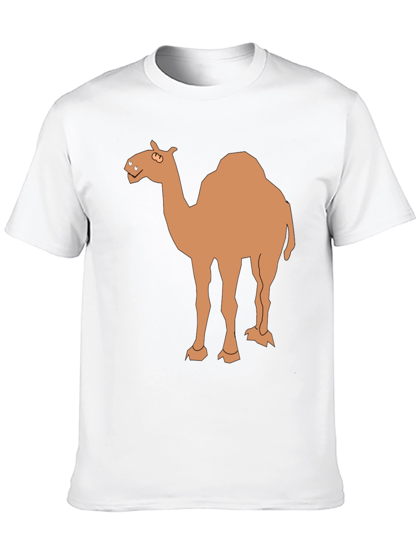 Black Camel Graphic Tee - Black Cotton T-Shirt view 10