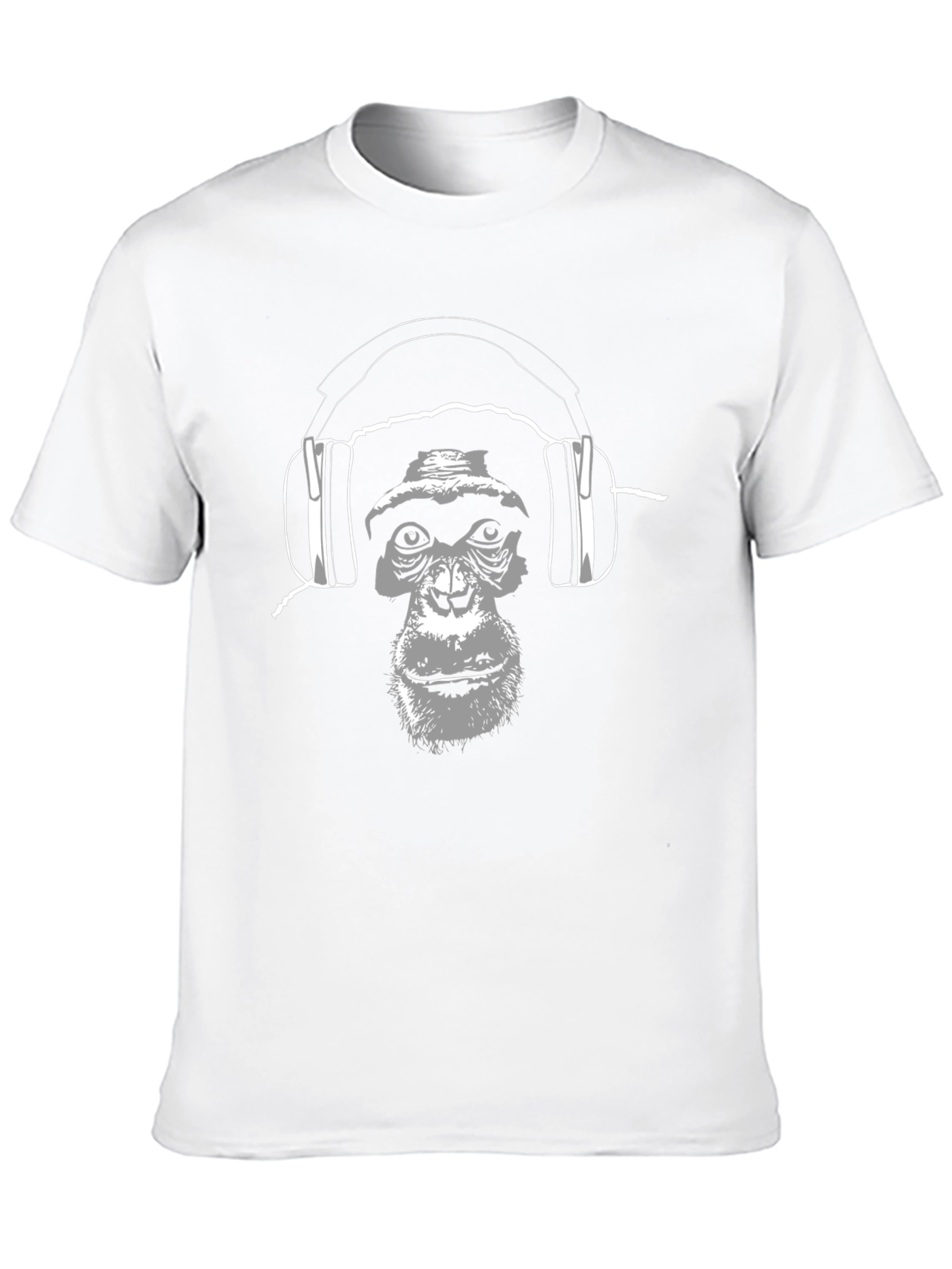 Black Cool Ape DJ Black T-Shirt view 10