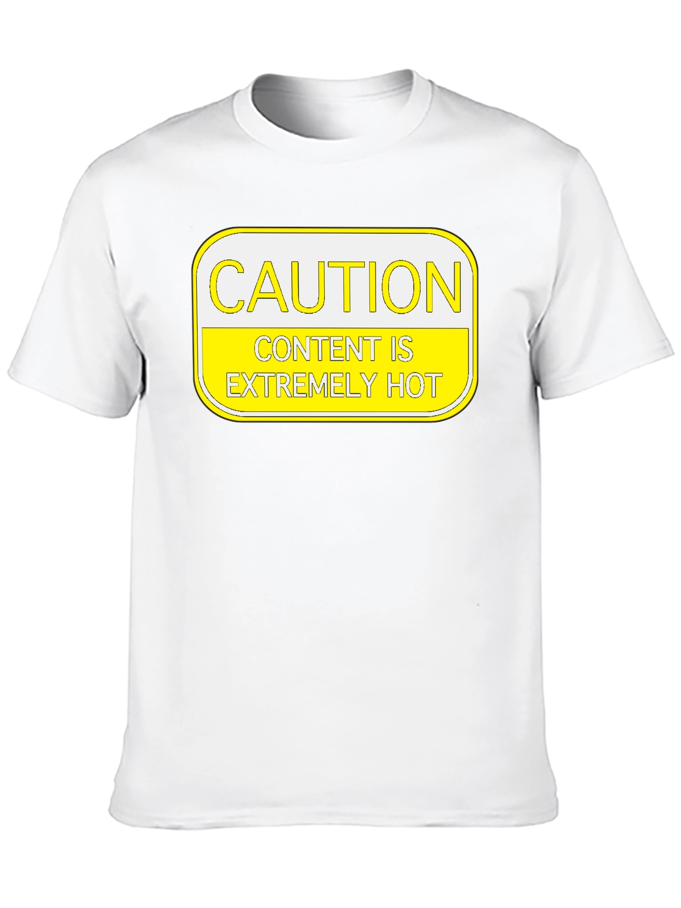 Black Caution: Content Is Extremely Hot T-Shirt view 10