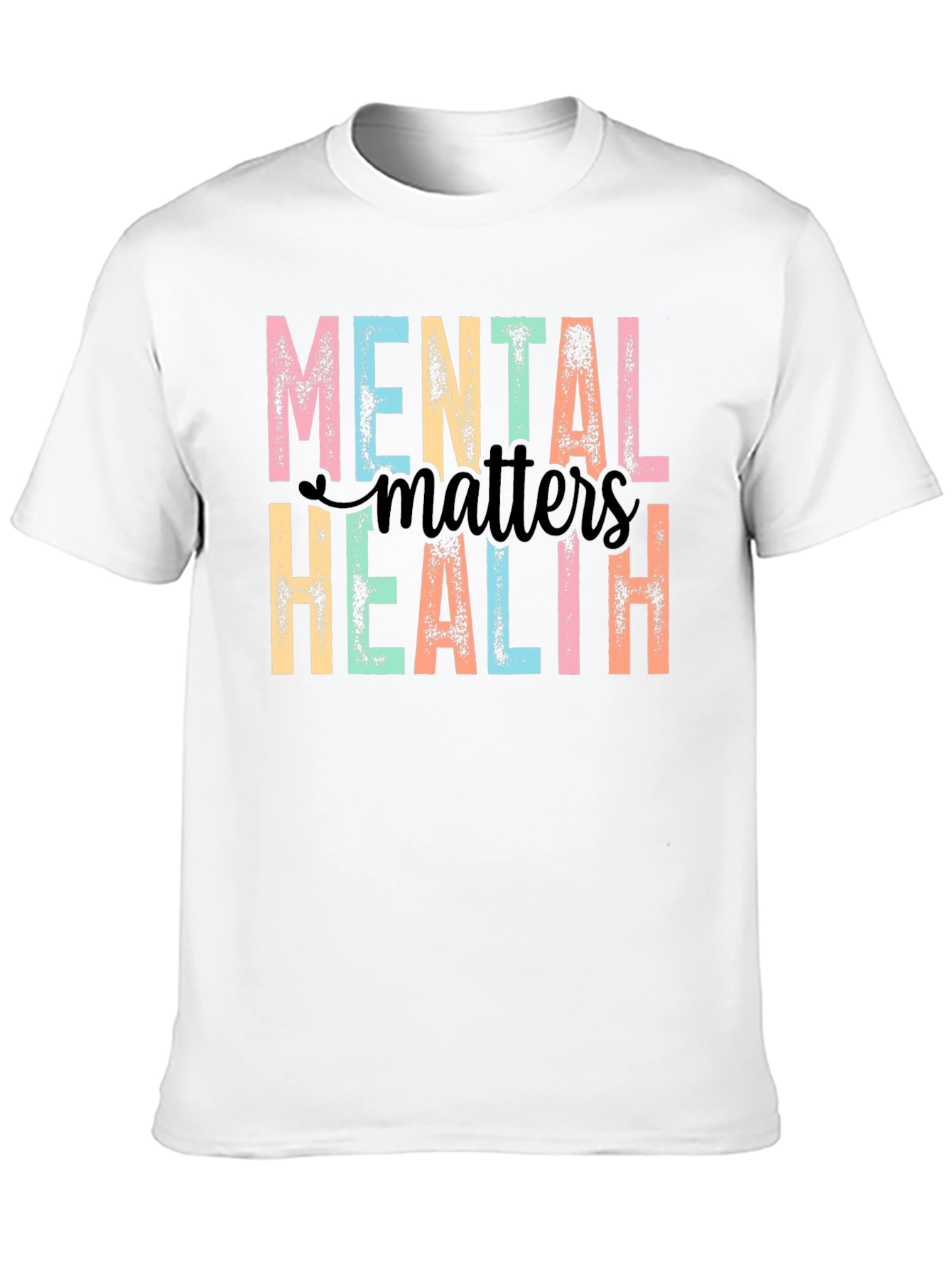 Black Mental Health Matters Graphic Tee - Black view 10