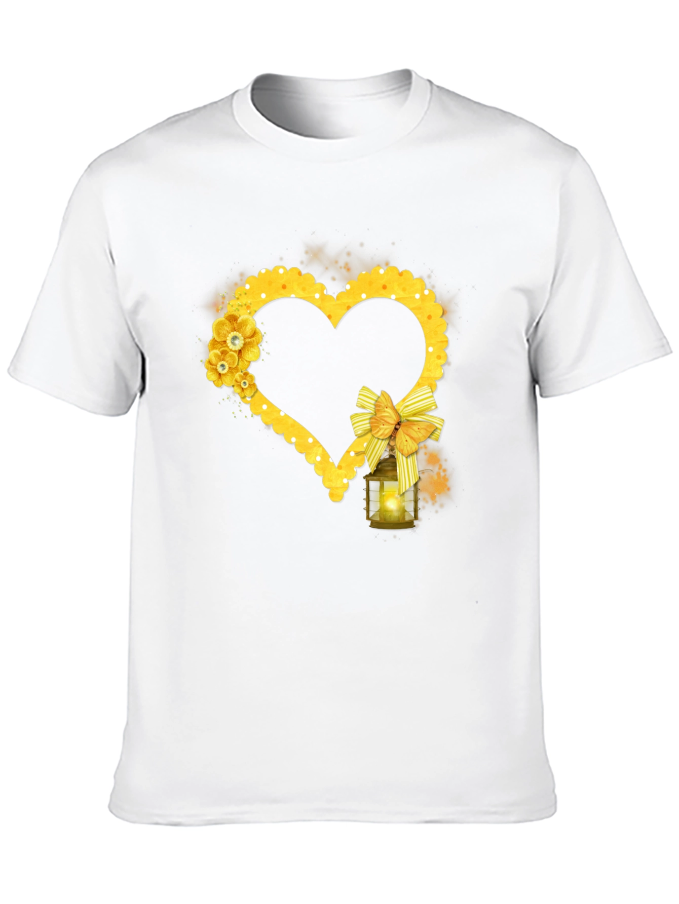 Black Heart Lantern Graphic Tee - Black view 10