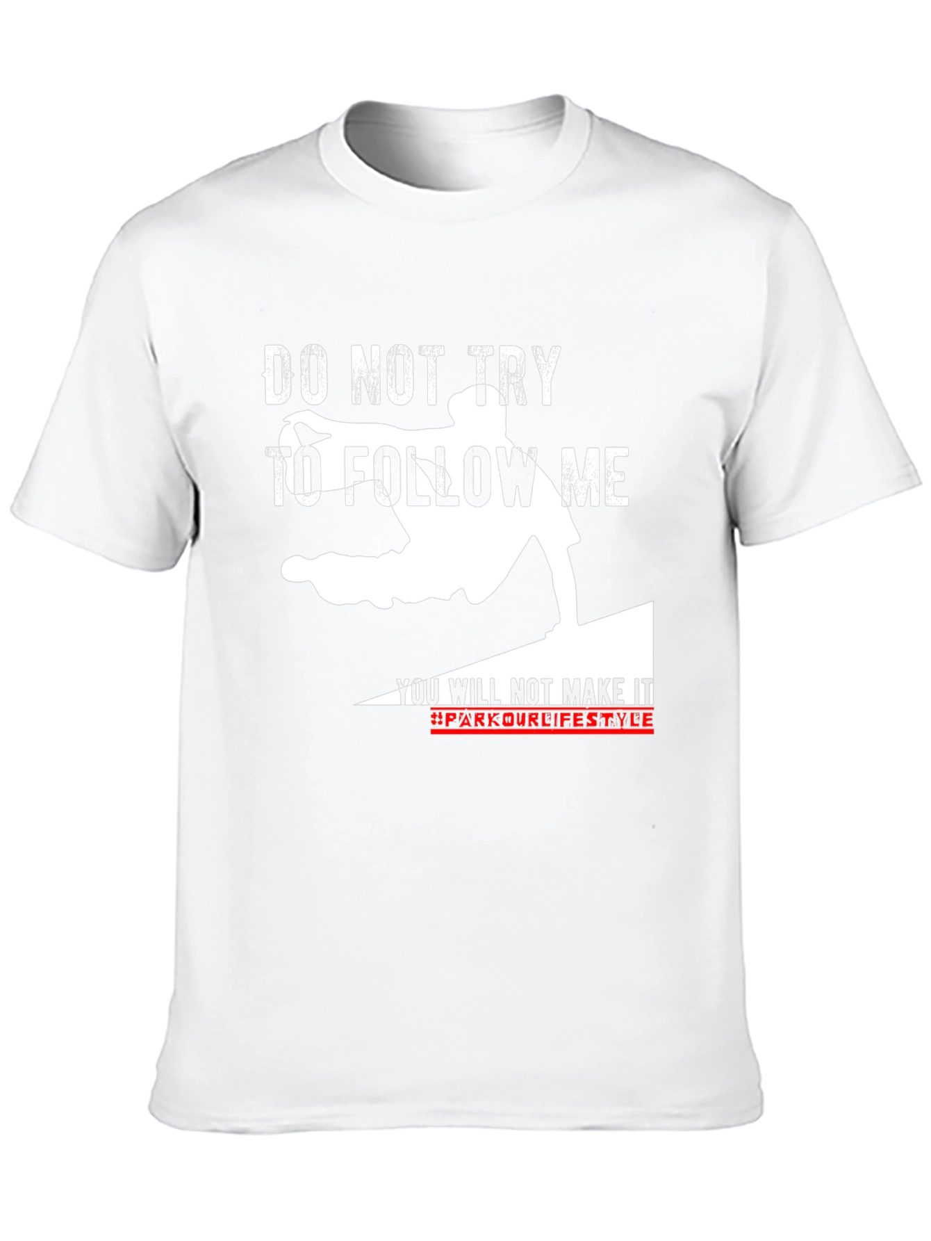 Black Parkour Lifestyle Graphic T-Shirt view 10
