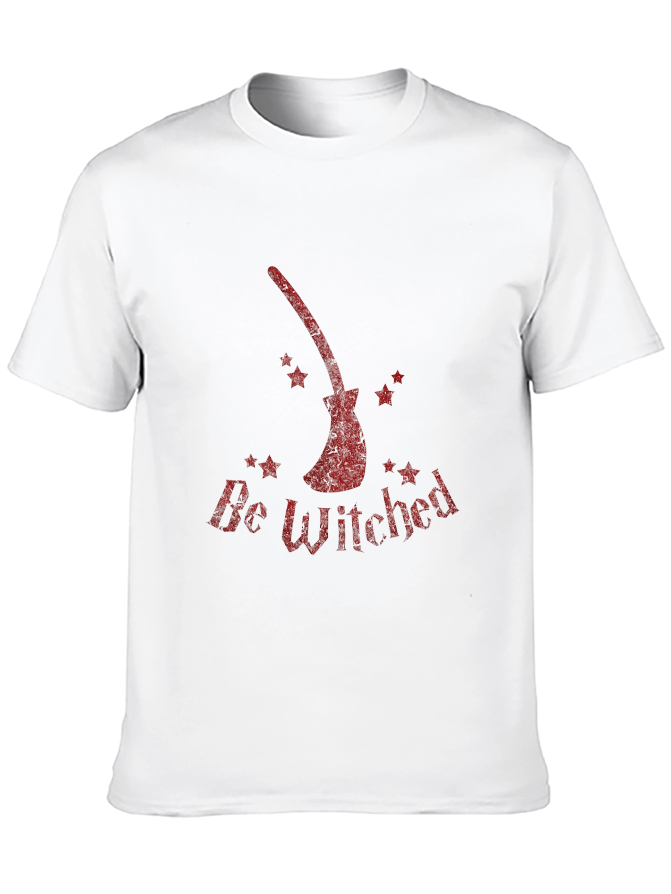 Black Be Witched T-Shirt - Halloween Broom Tee view 10