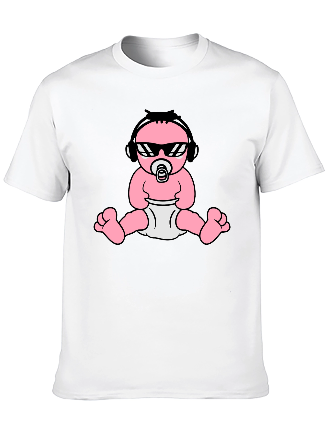 Black Cool Baby Graphic Tee - Black view 10