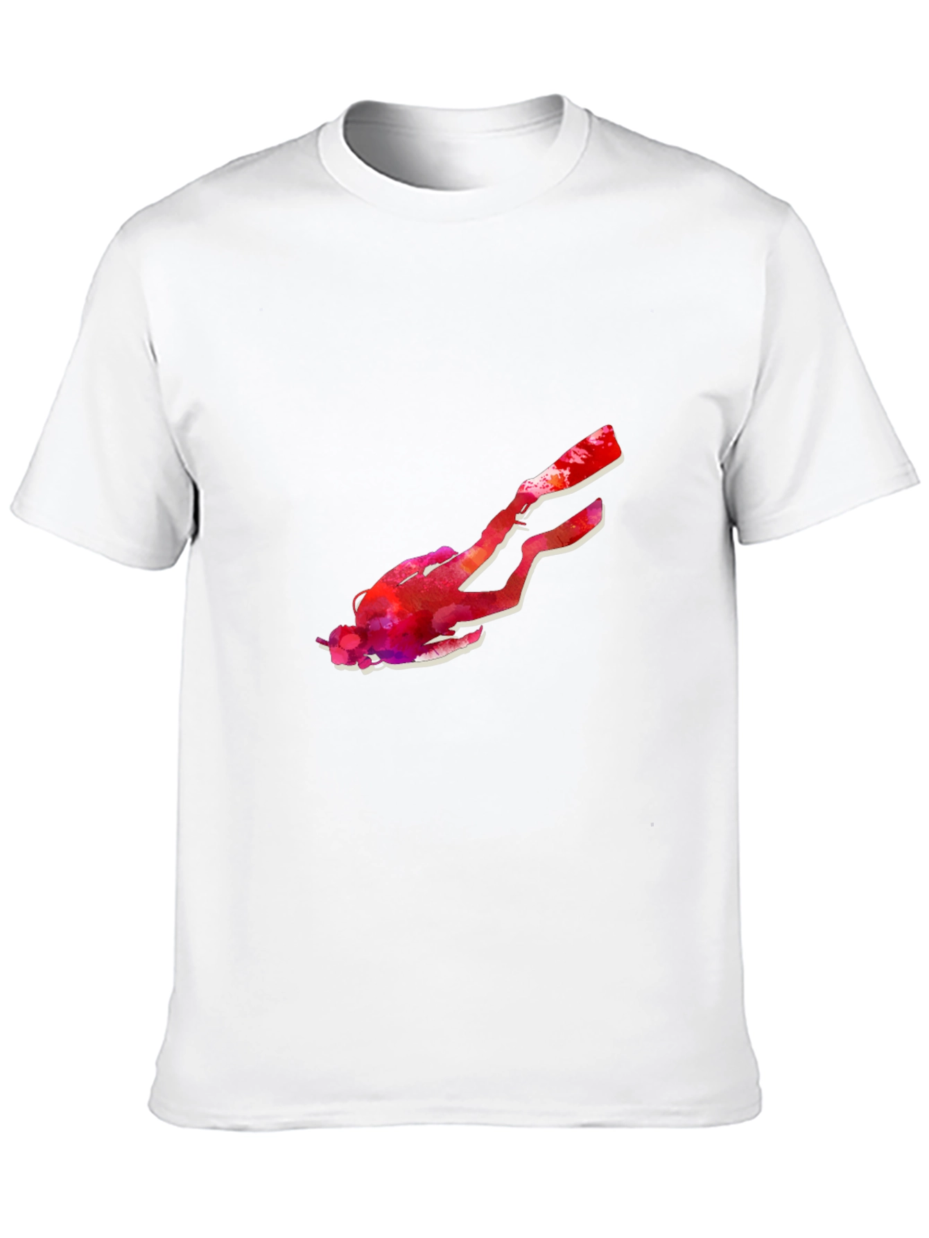 Black Diver Graphic Black T-Shirt view 10