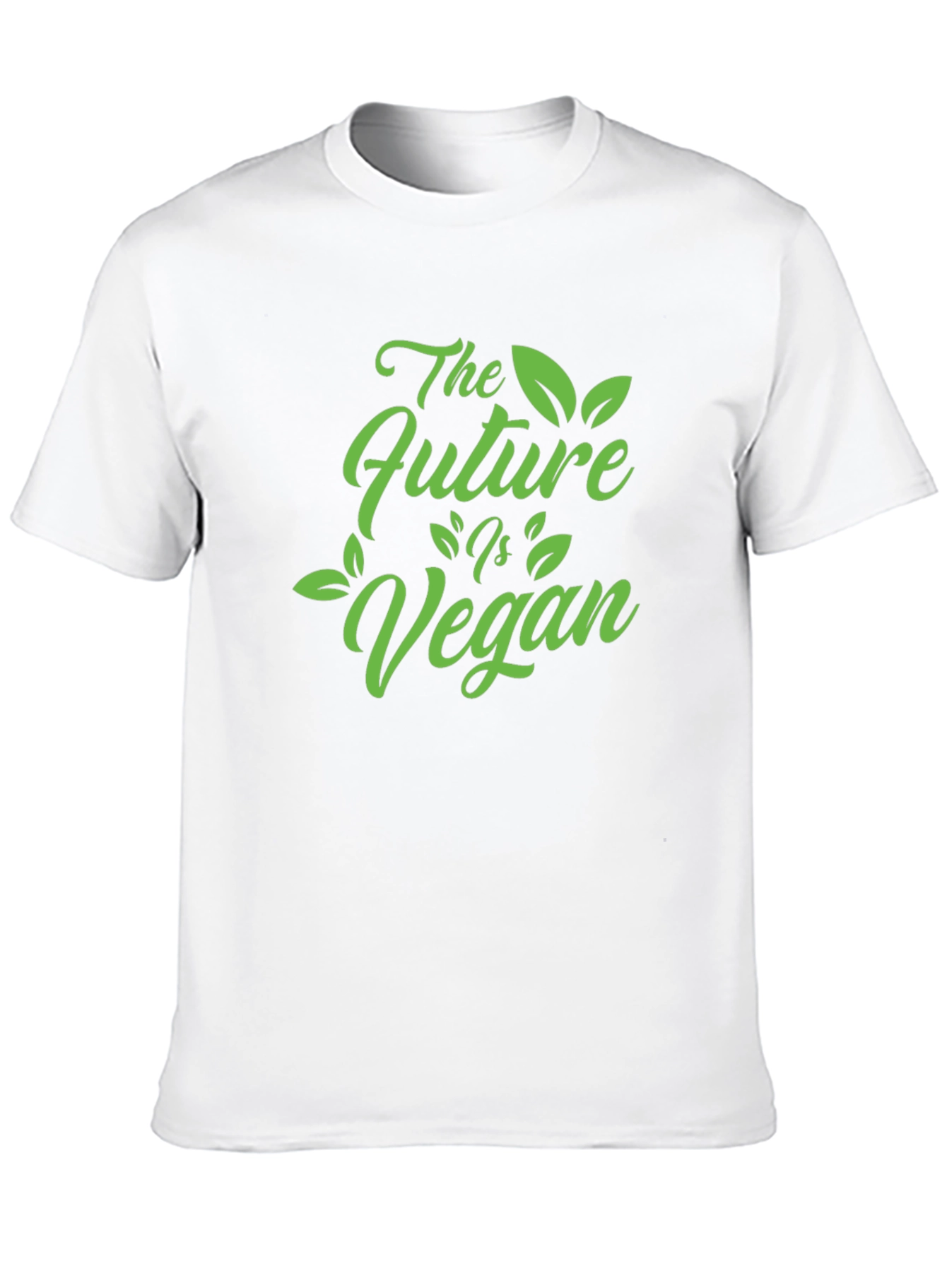 Black The Future Is Vegan Black T-Shirt view 10