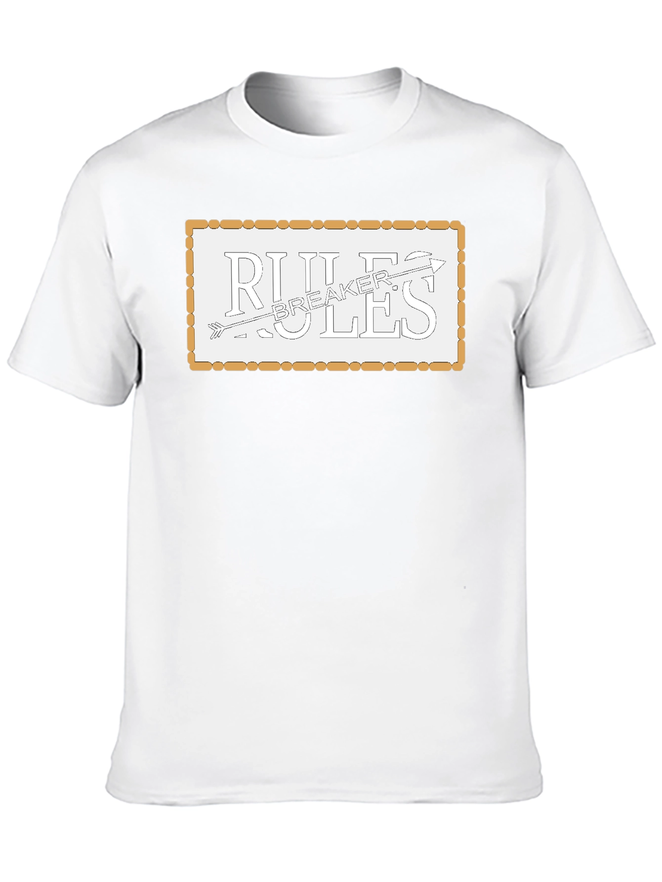 Black Rules Breaker Graphic Tee - Men's Black T-Shirt view 10