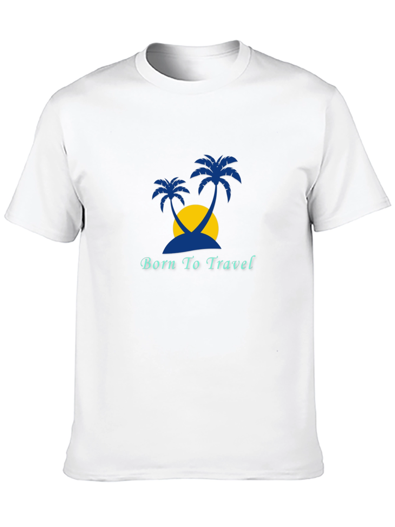 Black Born to Travel Graphic Tee view 10