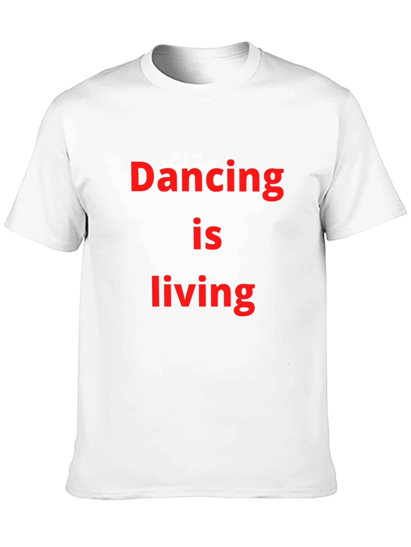 Black Dancing is Living T-Shirt - Black Crew Neck Tee view 10