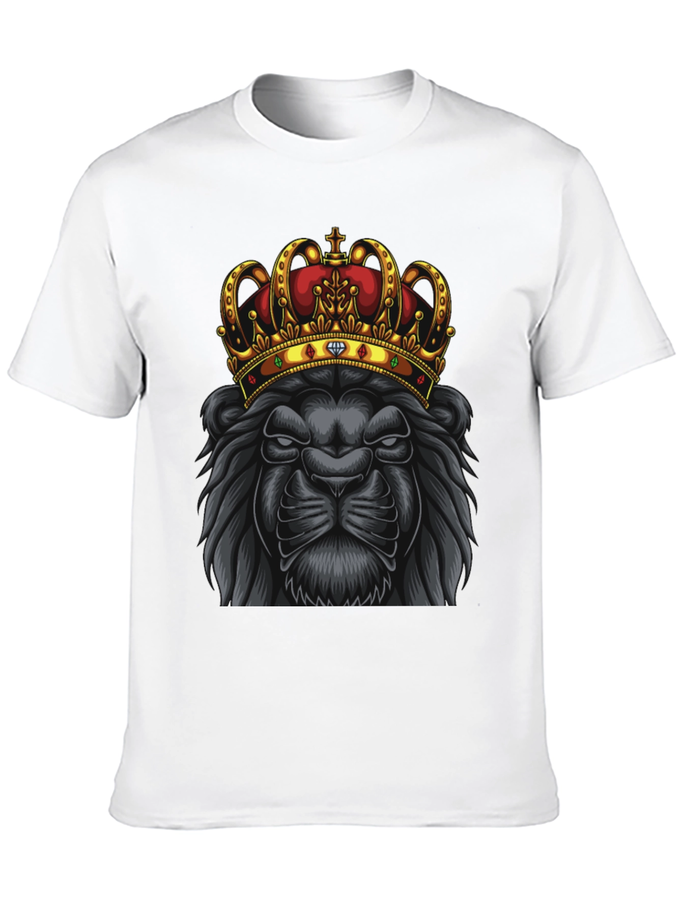Black Lion King Graphic Tee - Black view 10