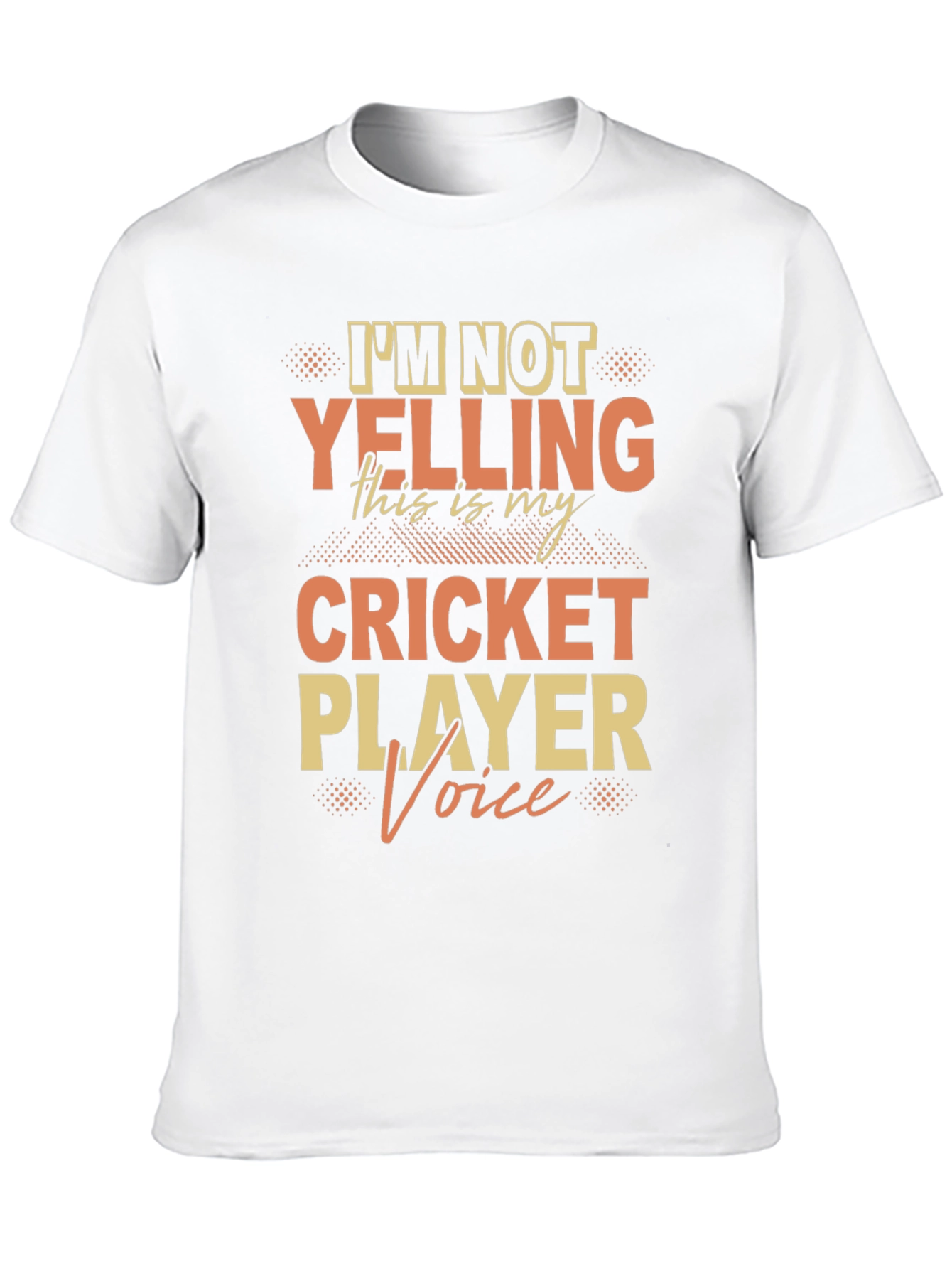 Black Cricket Player Voice T-Shirt view 10