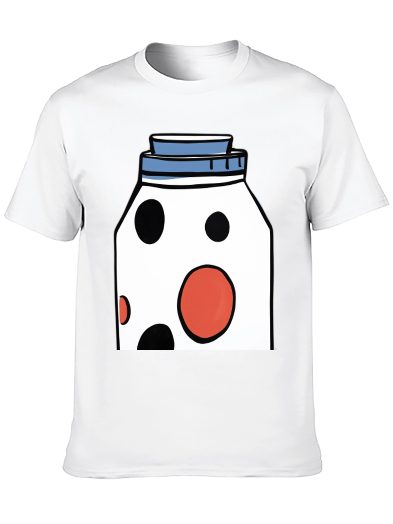 Black Funky Polka Dot Jar Graphic T-Shirt view 10