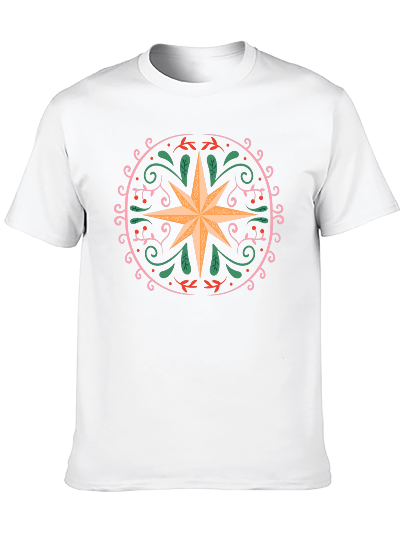 Black Ornate Star Graphic Tee - Black view 10