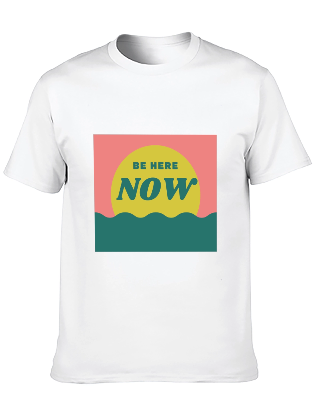 Black Be Here Now Graphic Tee - Zen Inspired Comfort view 10