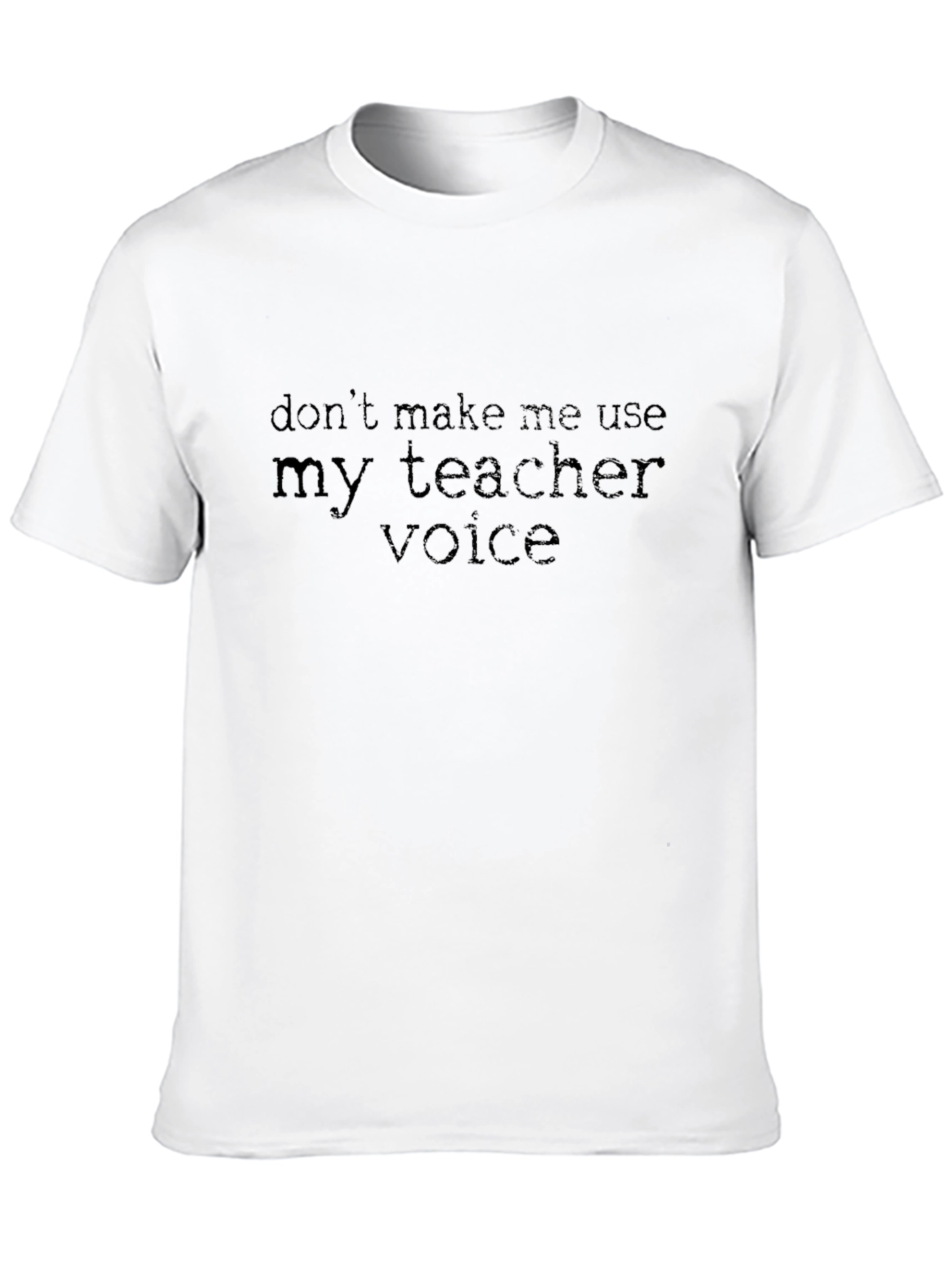 Black Teacher Voice Graphic Tee - Soft Cotton Blend view 10
