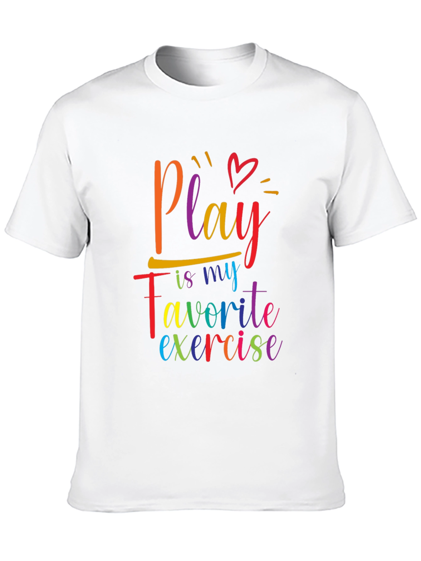 Black Play is my Favorite Exercise Rainbow T-Shirt view 10