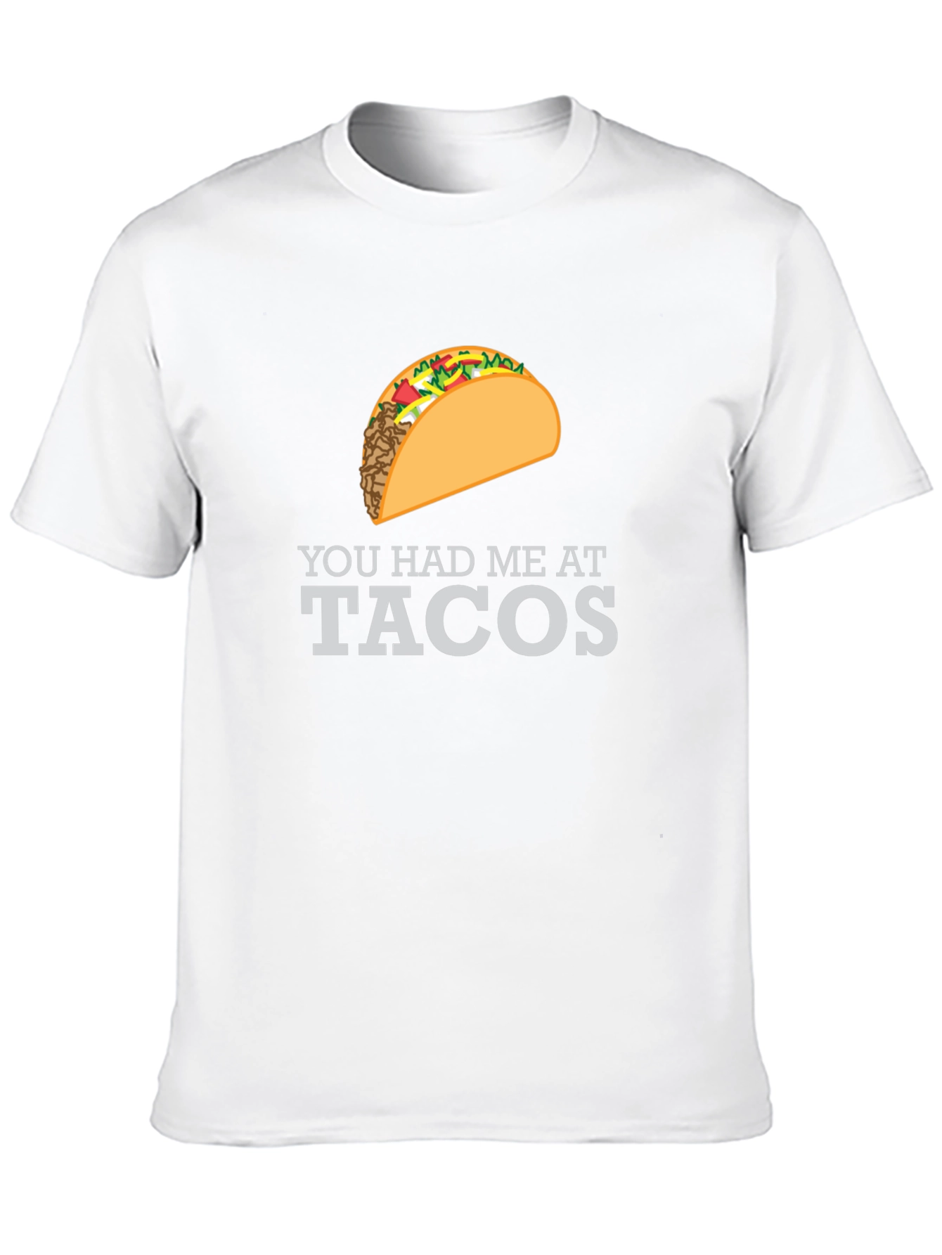 Black You Had Me At Tacos Graphic T-Shirt view 10
