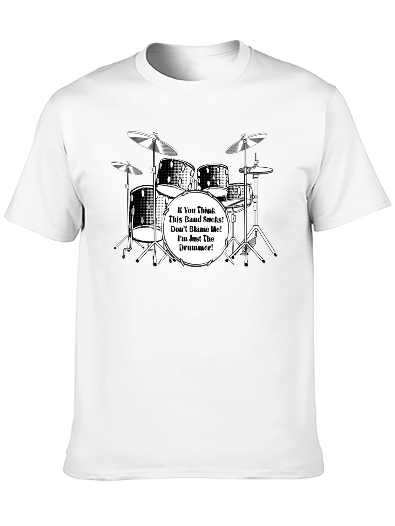 Black Drummer T-Shirt - Don't Blame Me! view 10