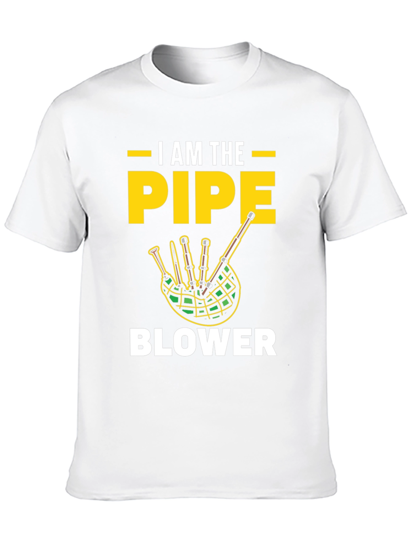 Black I AM THE PIPE BLOWER Graphic T-Shirt view 10