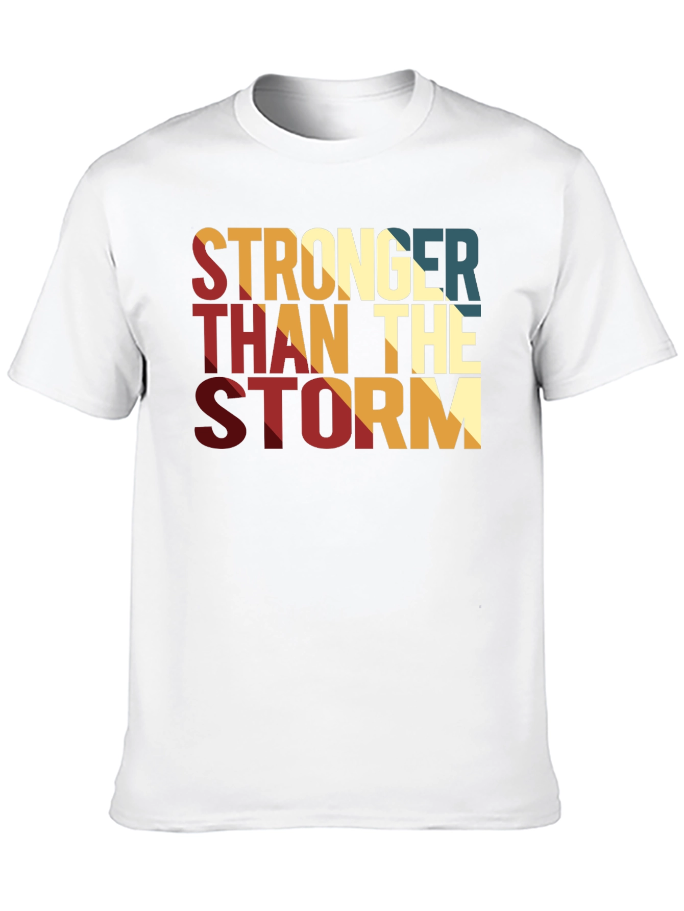 Black Stronger Than The Storm Graphic Print Tee view 10