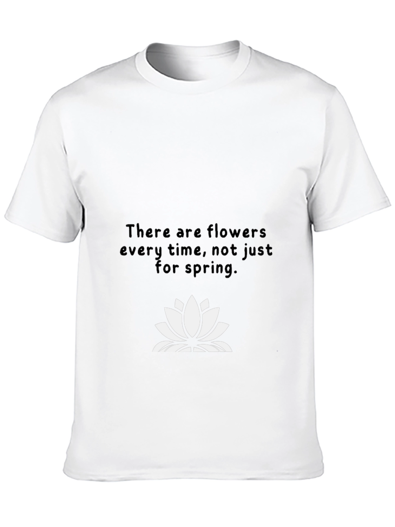 Black Floral Graphic Tee - Flowers Every Time view 10