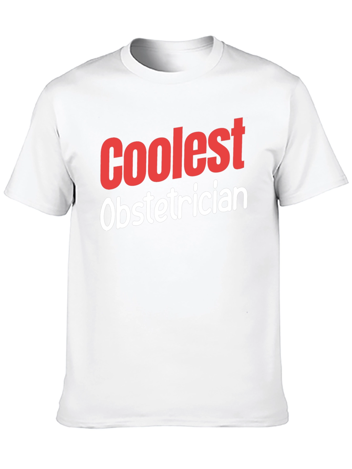 Black Coolest Obstetrician Graphic T-Shirt view 10
