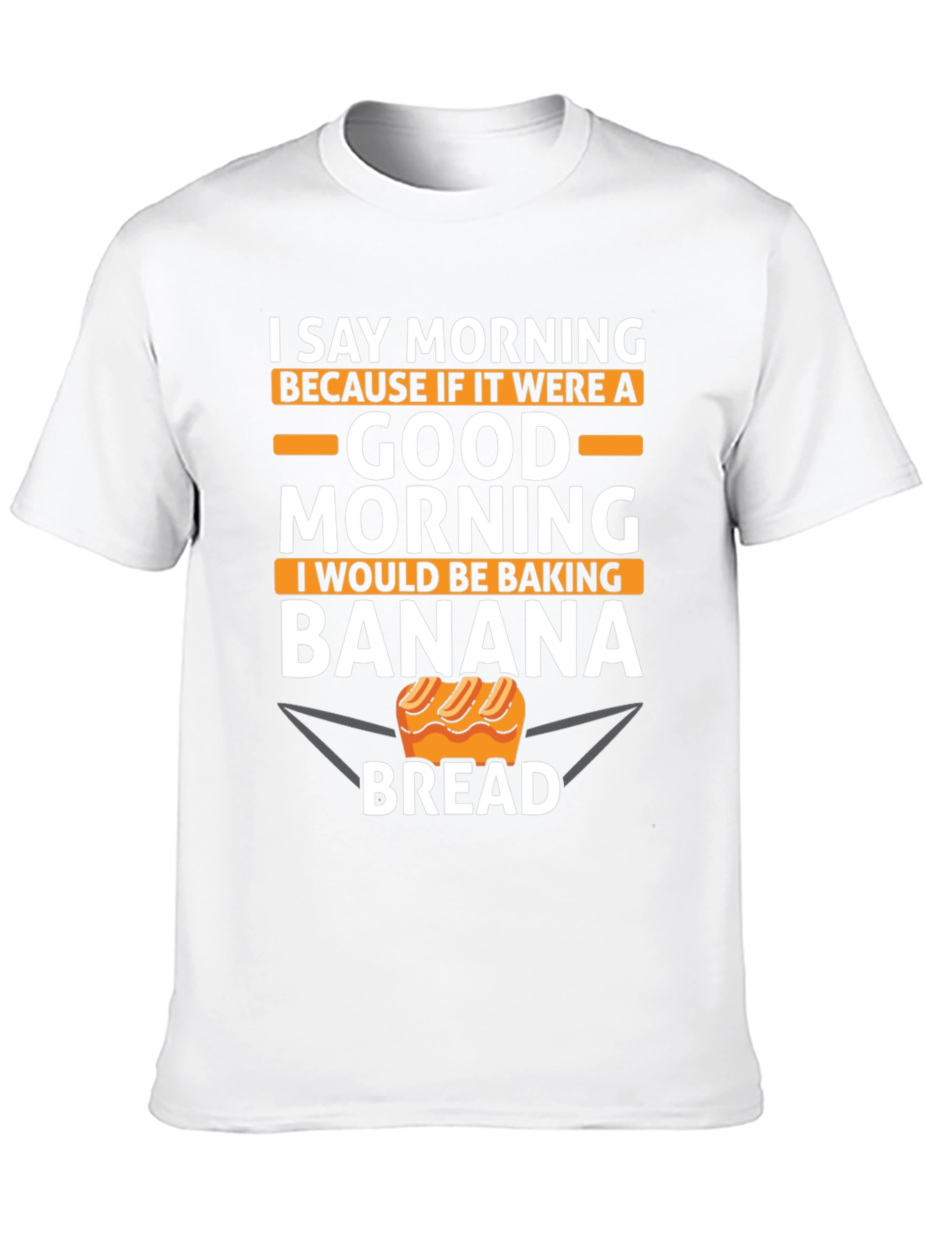 Black Funny Banana Bread Baker T-Shirt view 10