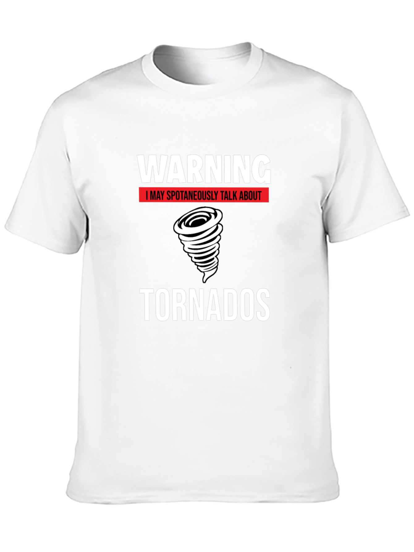Black Warning Tornadoes T-Shirt view 10