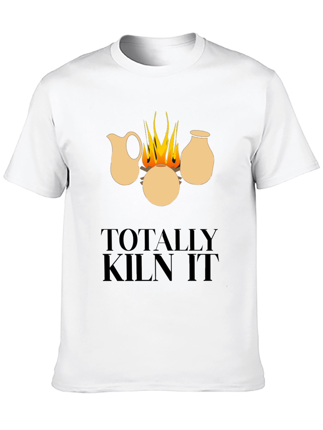 Black Totally Kiln It Pottery T-Shirt view 10