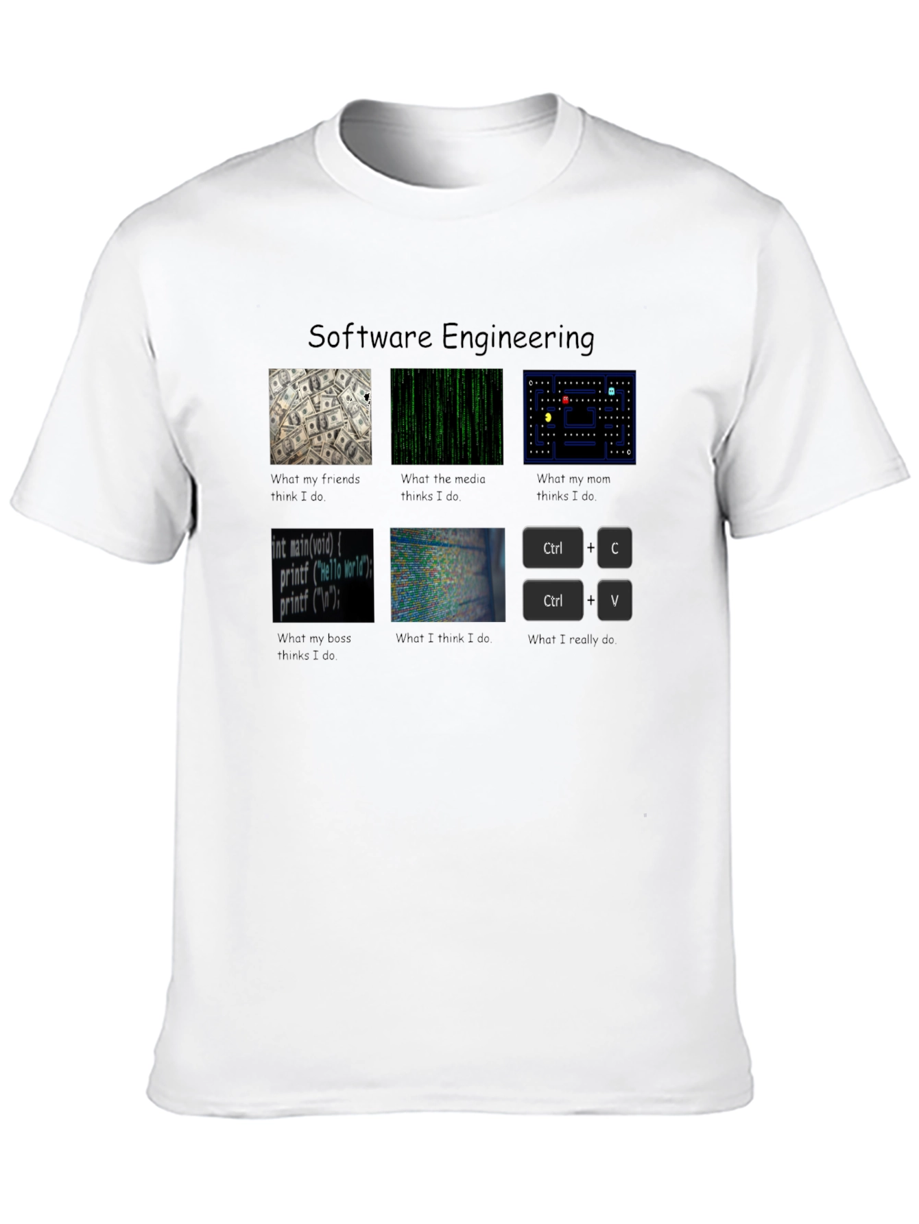 Black Software Engineering Funny Programmer T-Shirt view 10