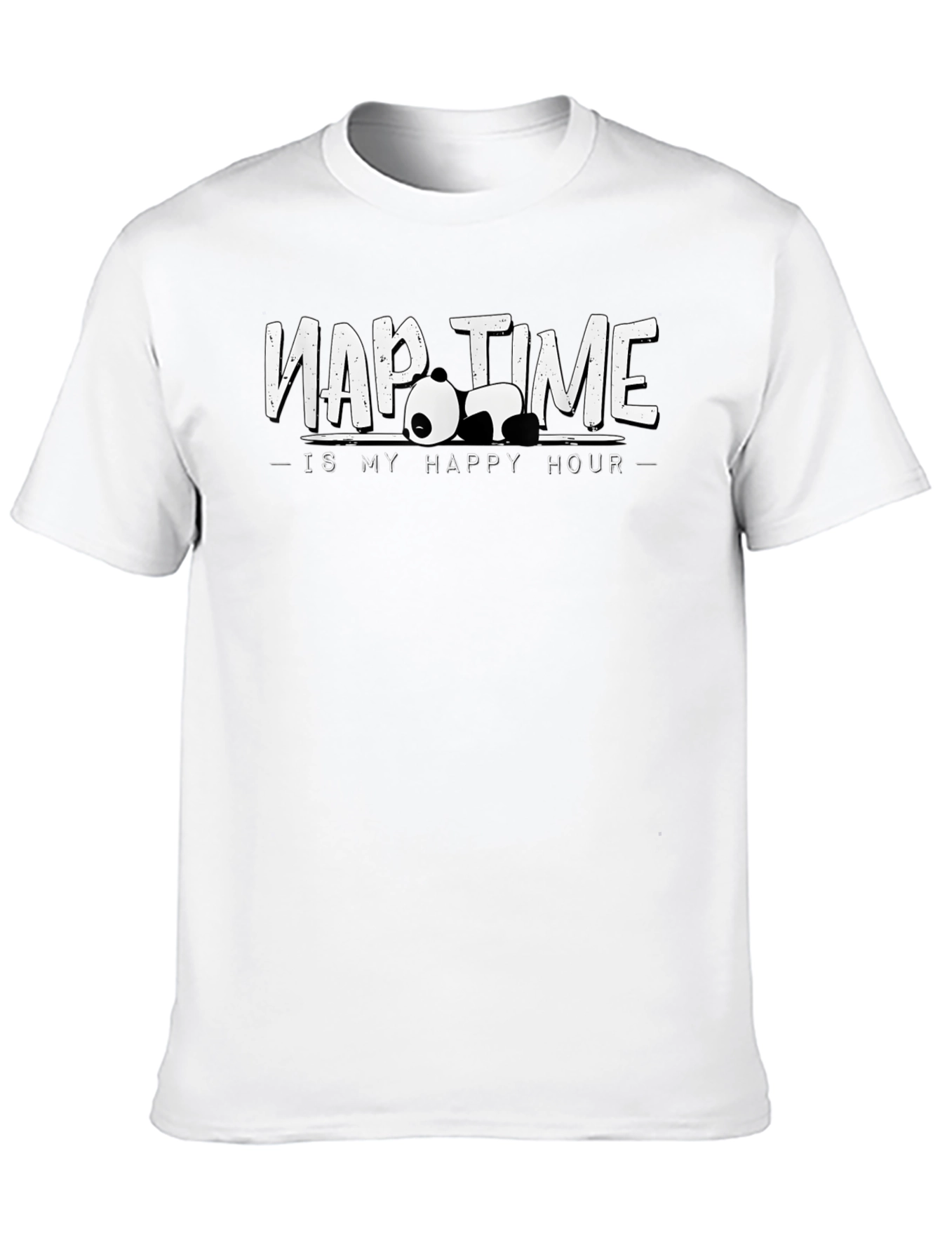 Black Nap Time Happy Hour Graphic T-Shirt view 10