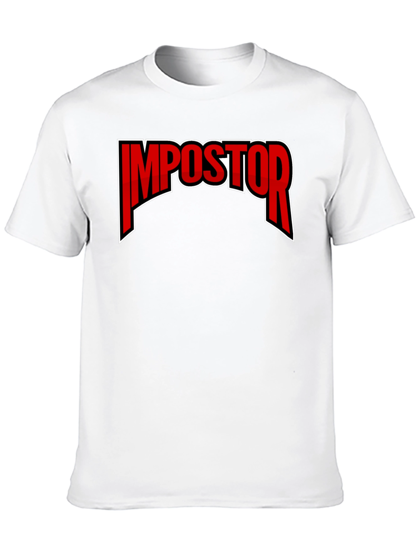 Impostor Graphic Print Crew Neck T-Shirt - 10