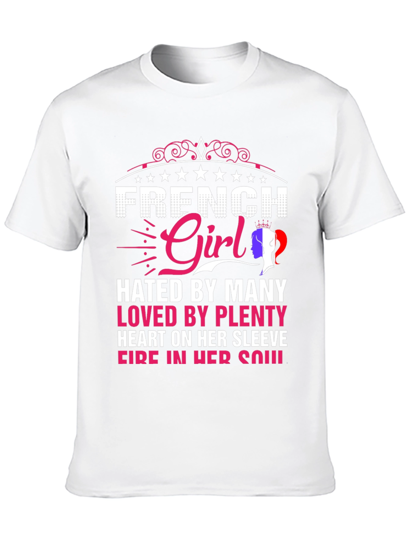 Black French Girl Graphic Tee - Hated By Many Loved By Plenty view 10