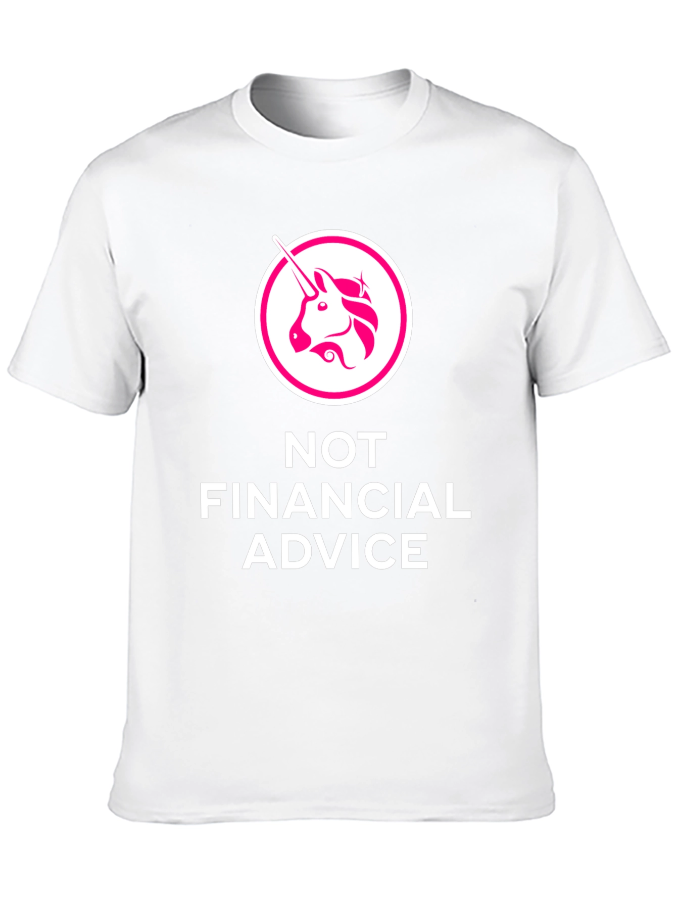 Black Unicorn Crypto T-Shirt - Not Financial Advice Tee view 10