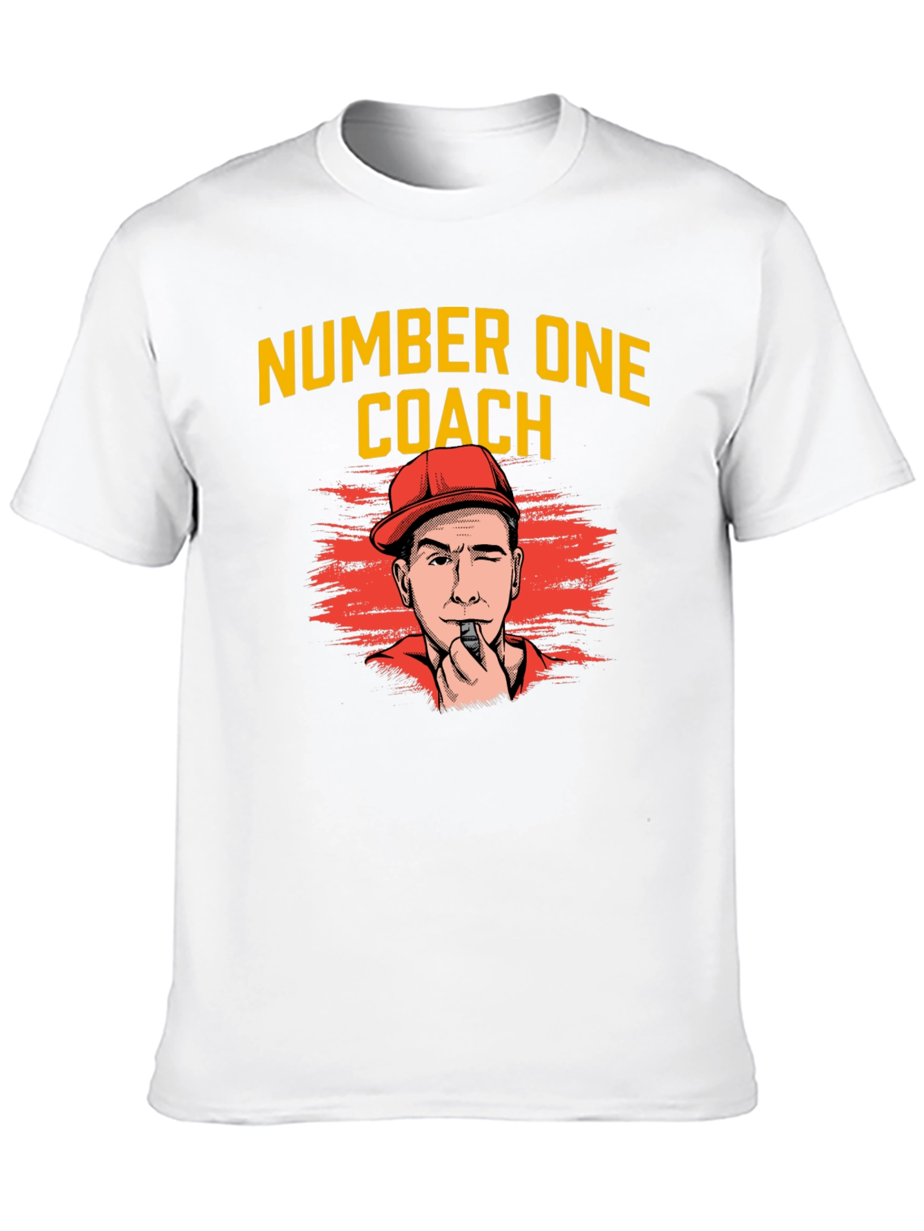 Black Number One Coach T-Shirt - Sports Fan Apparel view 10