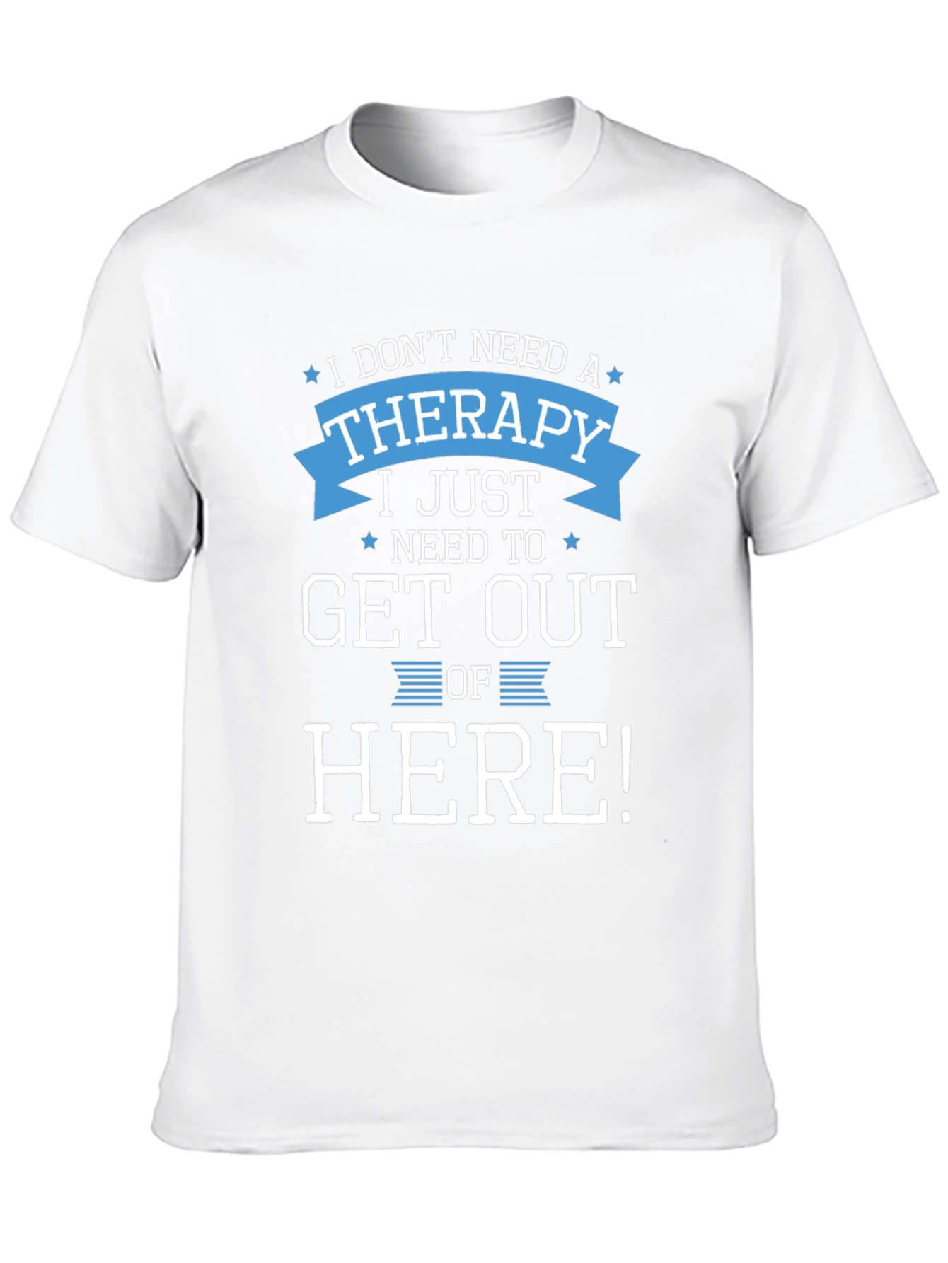 Black Funny Therapy Graphic T-Shirt view 10