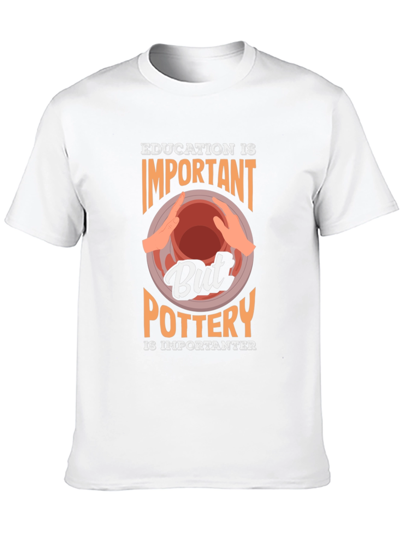 Black Pottery is Importanter T-Shirt - Unique Design view 10