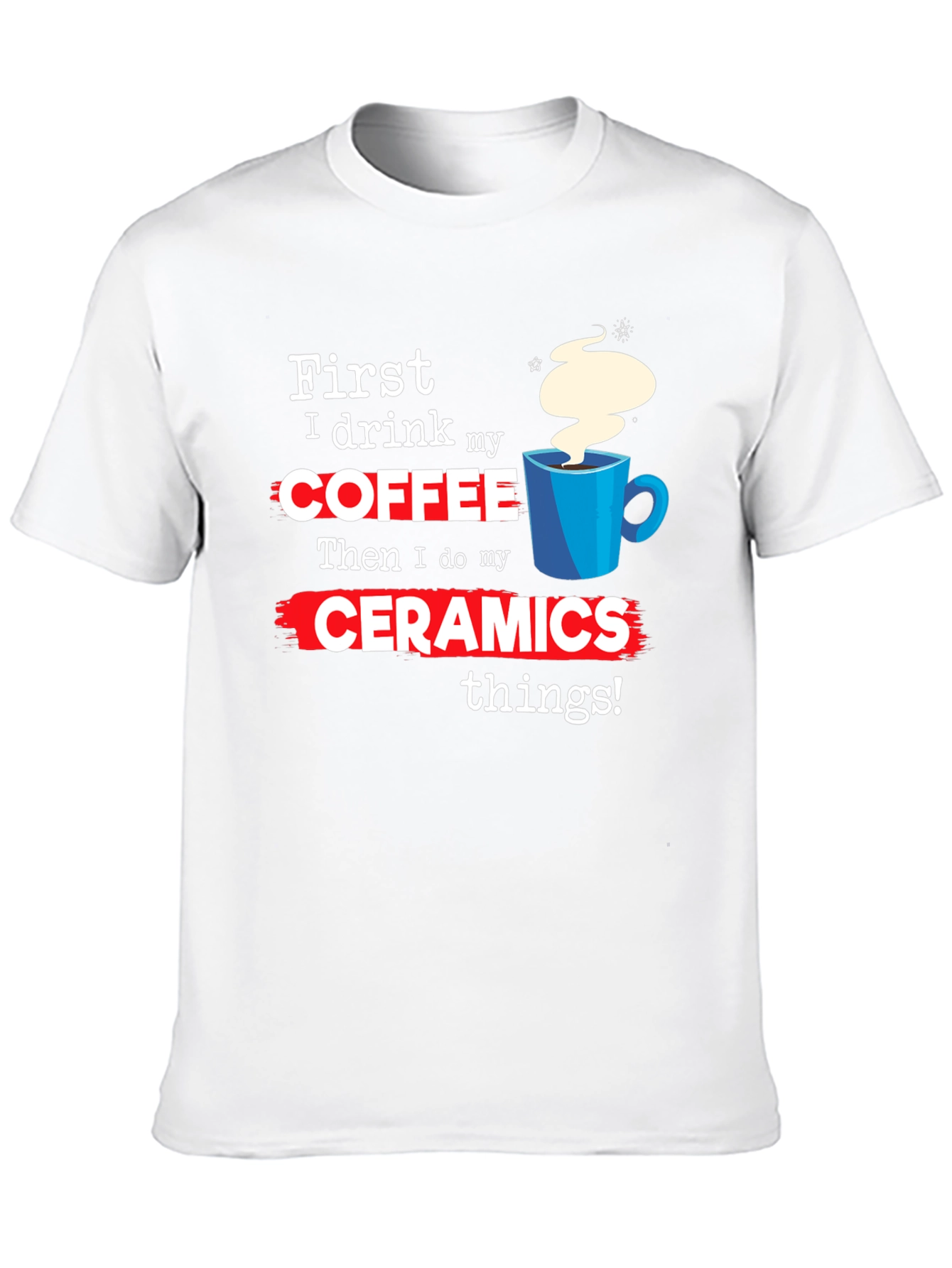 Coffee & Ceramics Graphic T-Shirt - 10