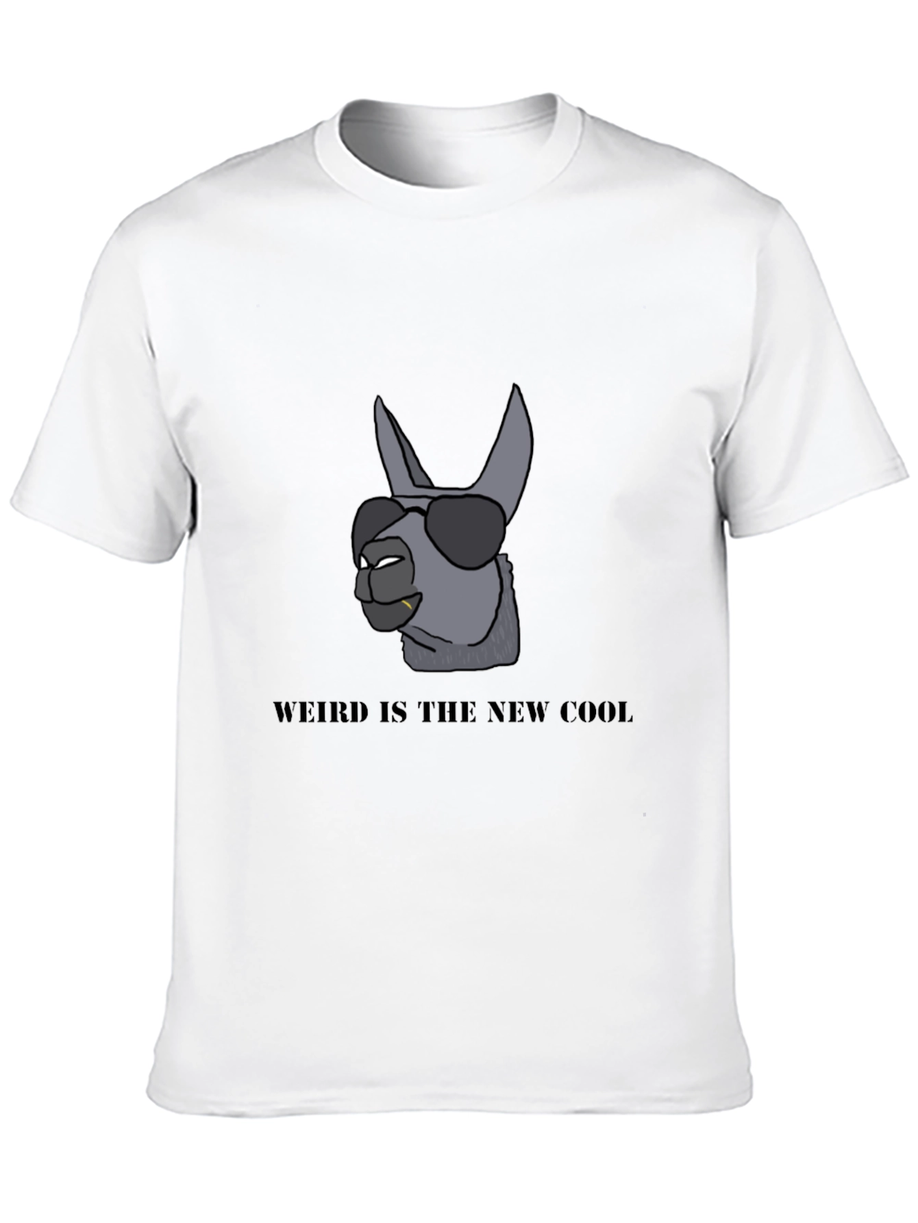Black Weird Is The New Cool Graphic Tee view 10