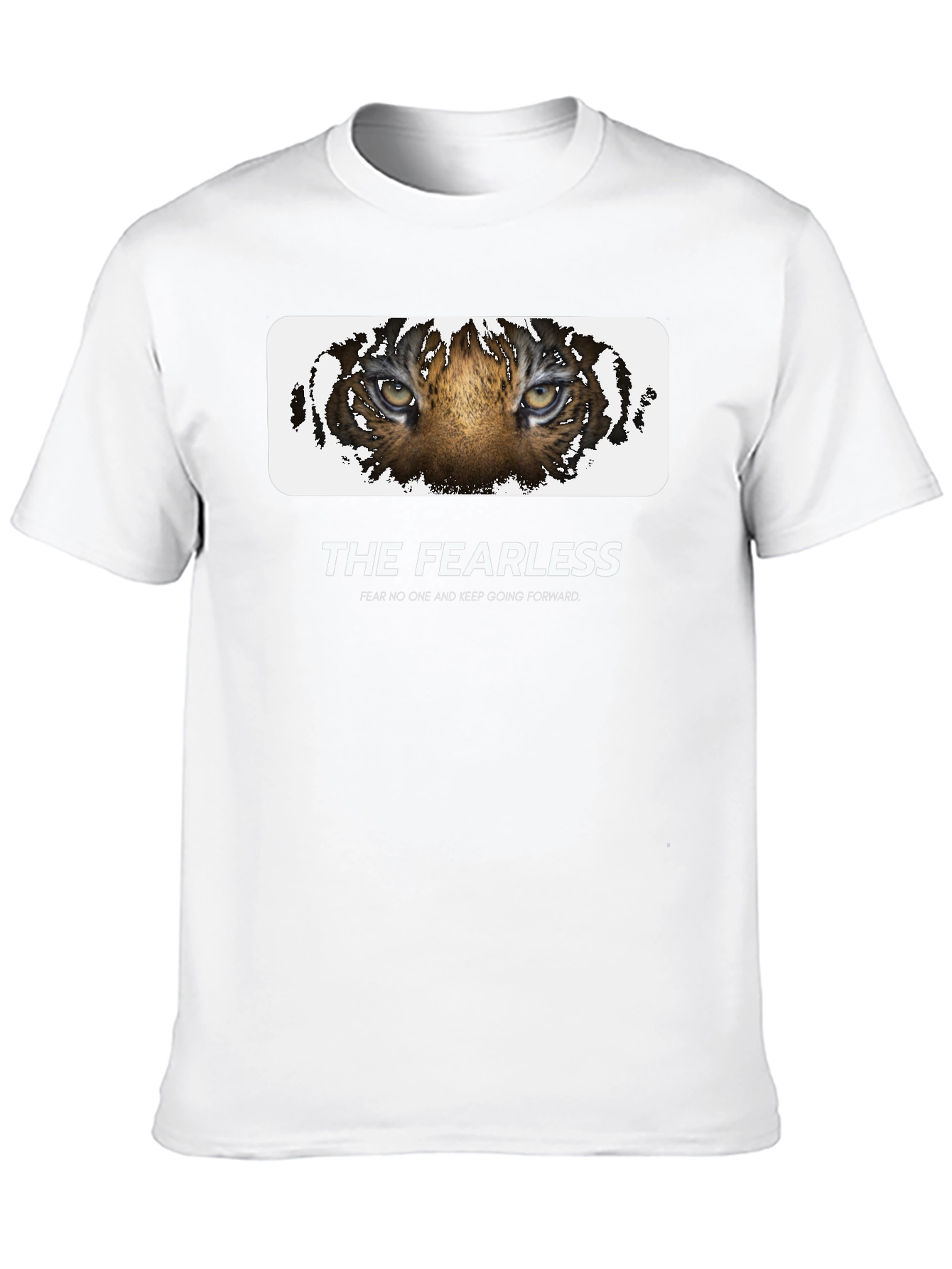 Black The Fearless Tiger Graphic Tee - Black Cotton view 10