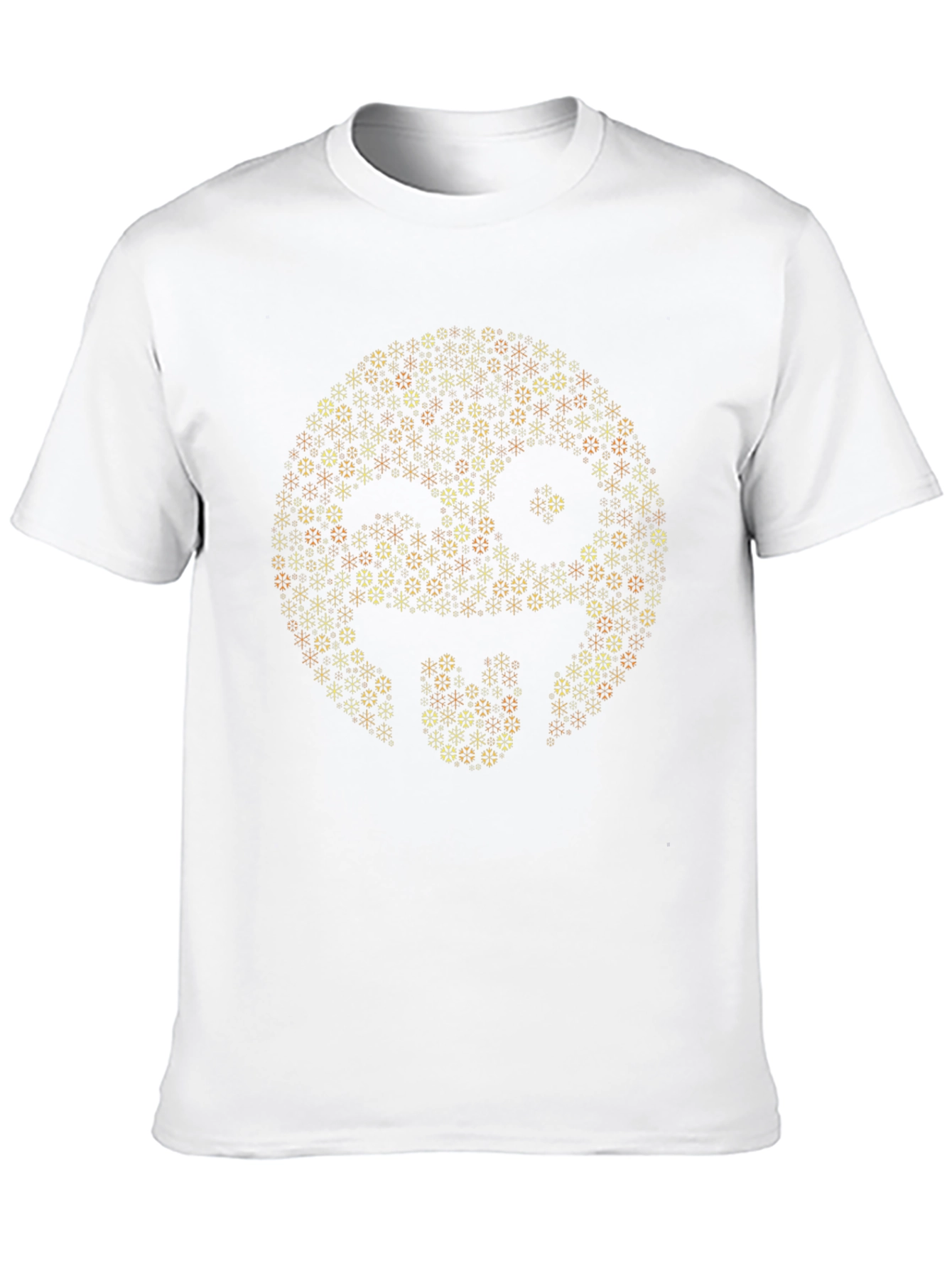 Black Emoji Face Graphic Tee - Funky Men's T-Shirt view 10