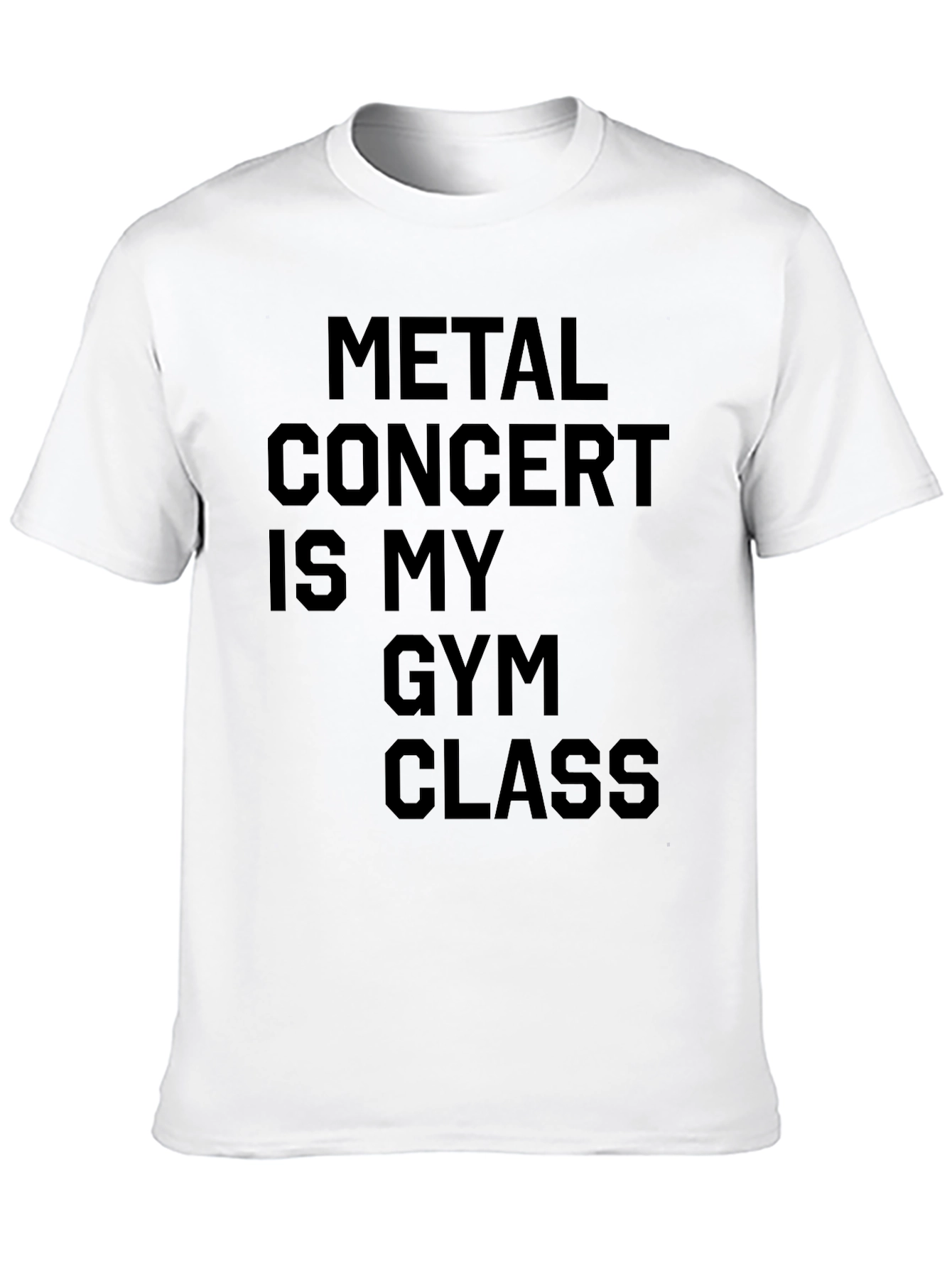 Black Metal Concert Gym Class T-Shirt - Black view 10