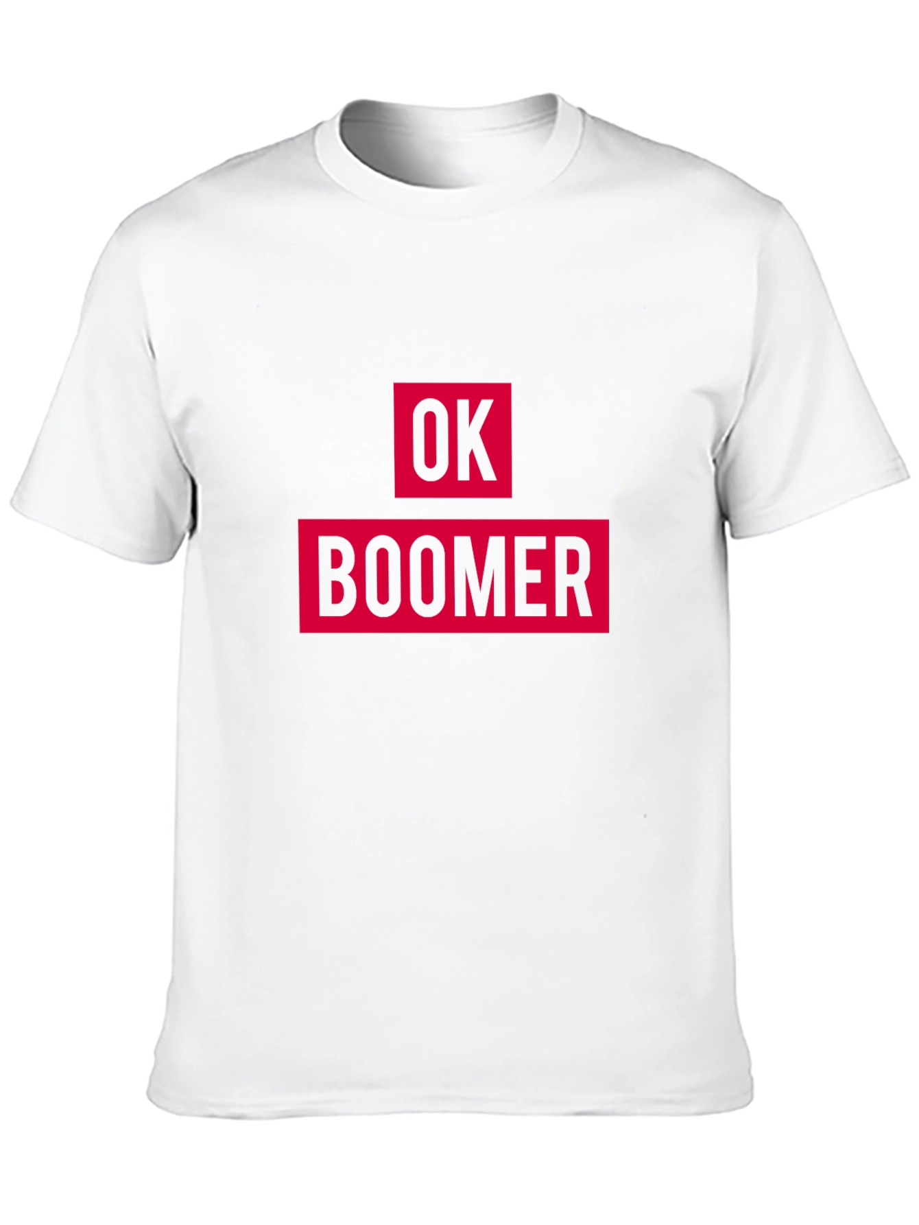 Black Ok Boomer Graphic Tee - Black Cotton T-Shirt view 10