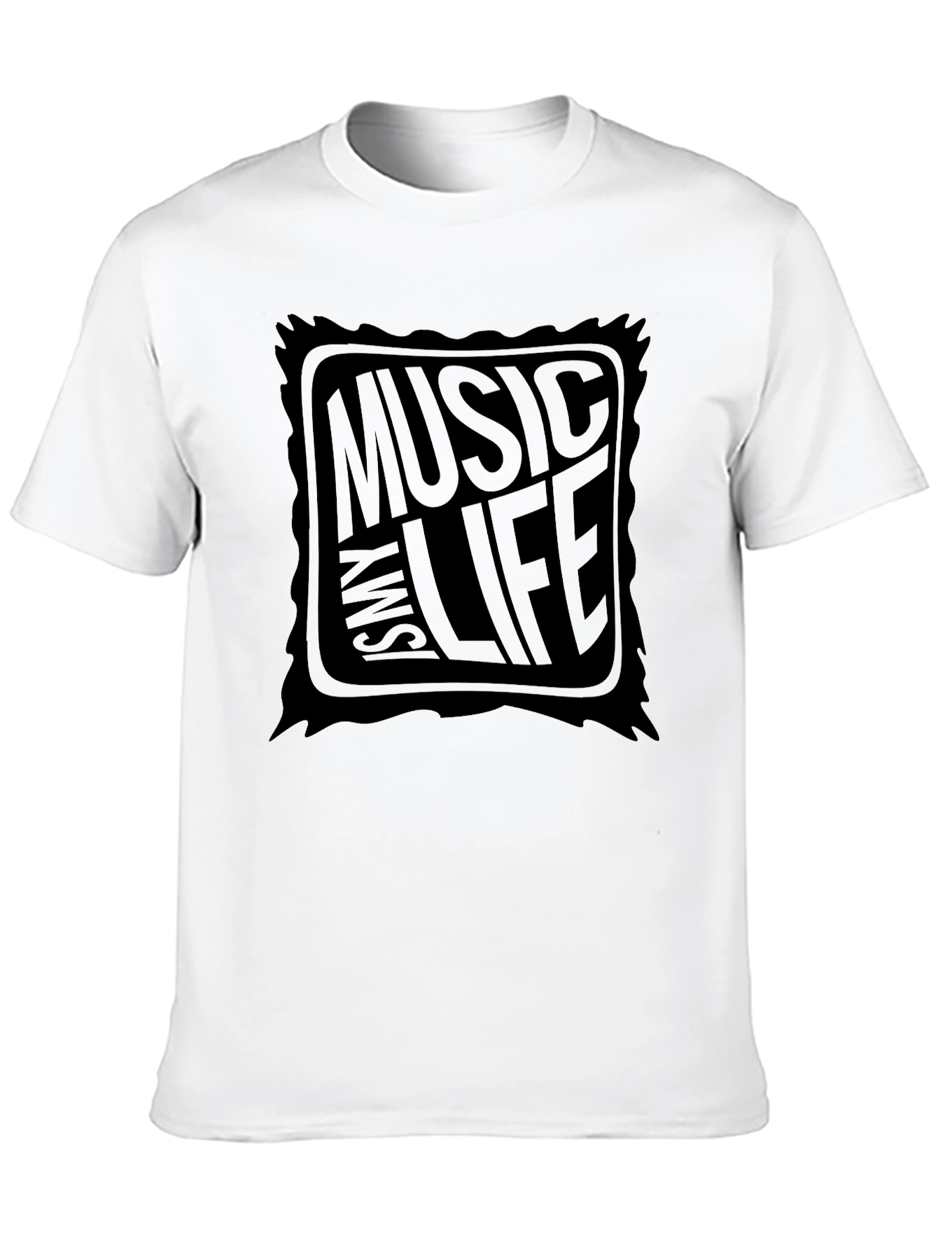Black Music is My Life Black Graphic Tee view 10