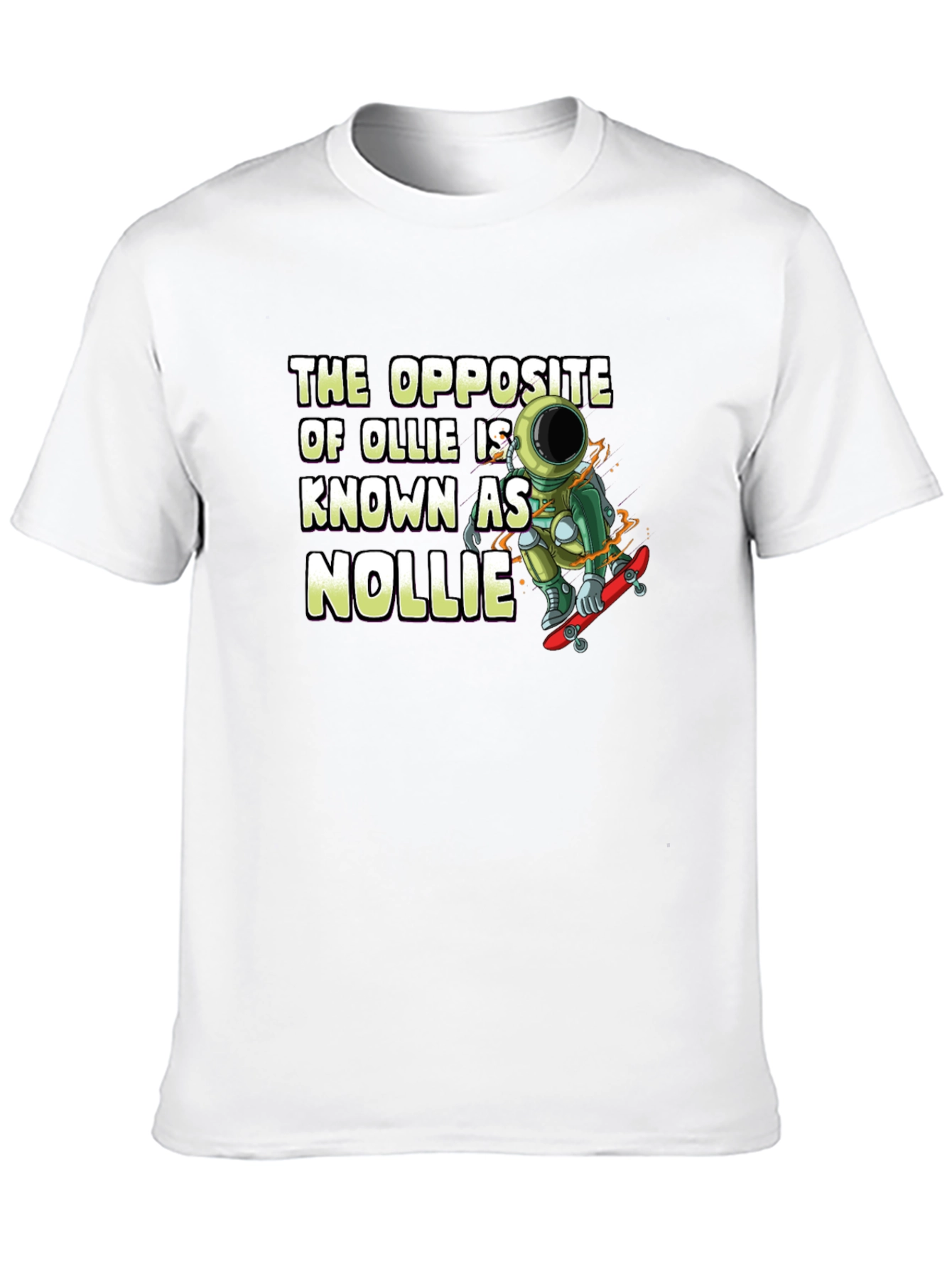 Black Nollie Astronaut Graphic T-Shirt view 10