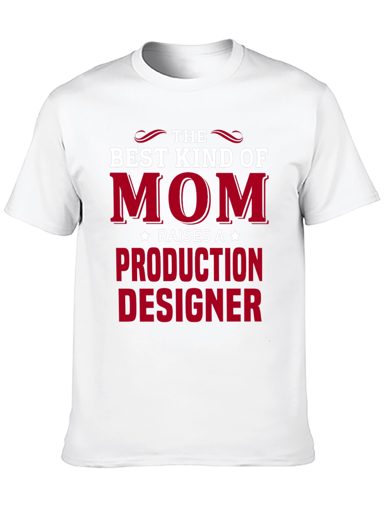Black Best Kind of Mom Production Designer T-Shirt view 10